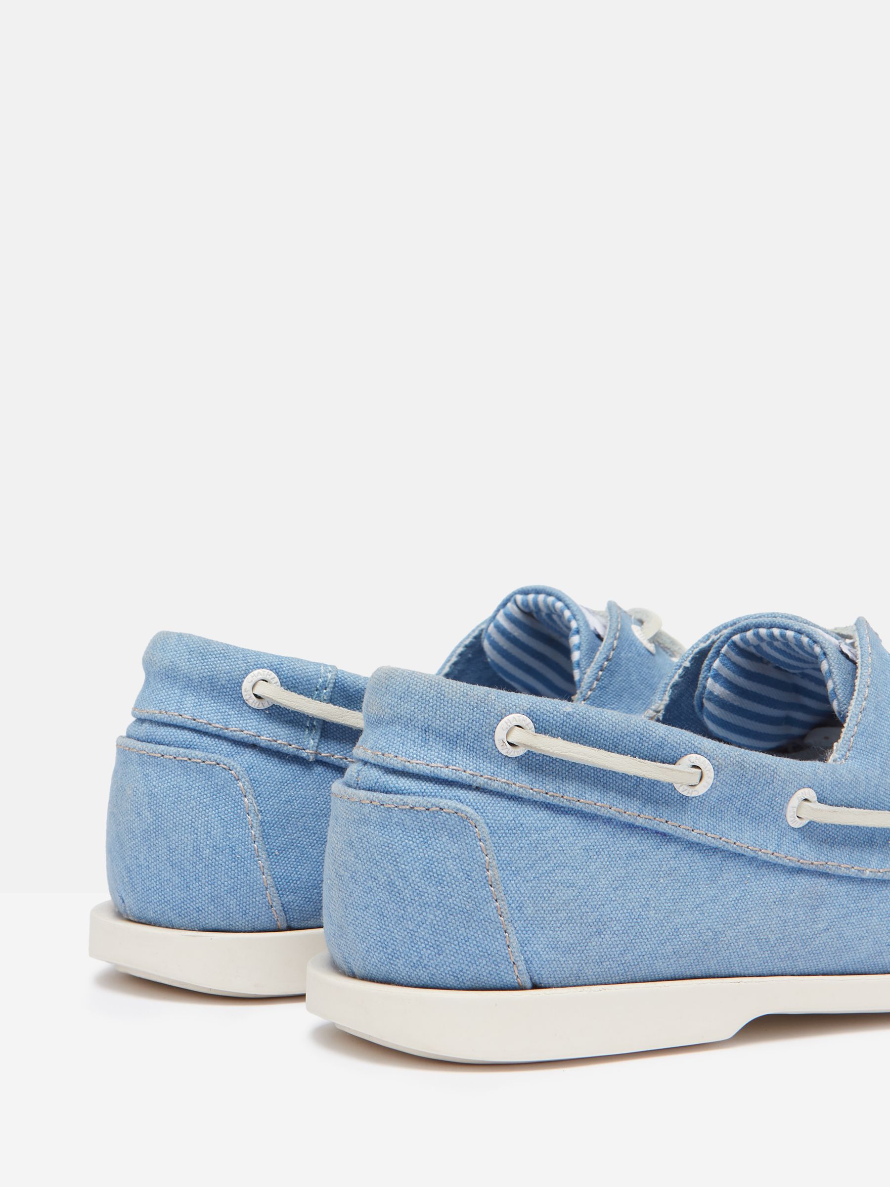 Joules X Chatham Blue Jetty Deck Shoes - Image 5 of 7