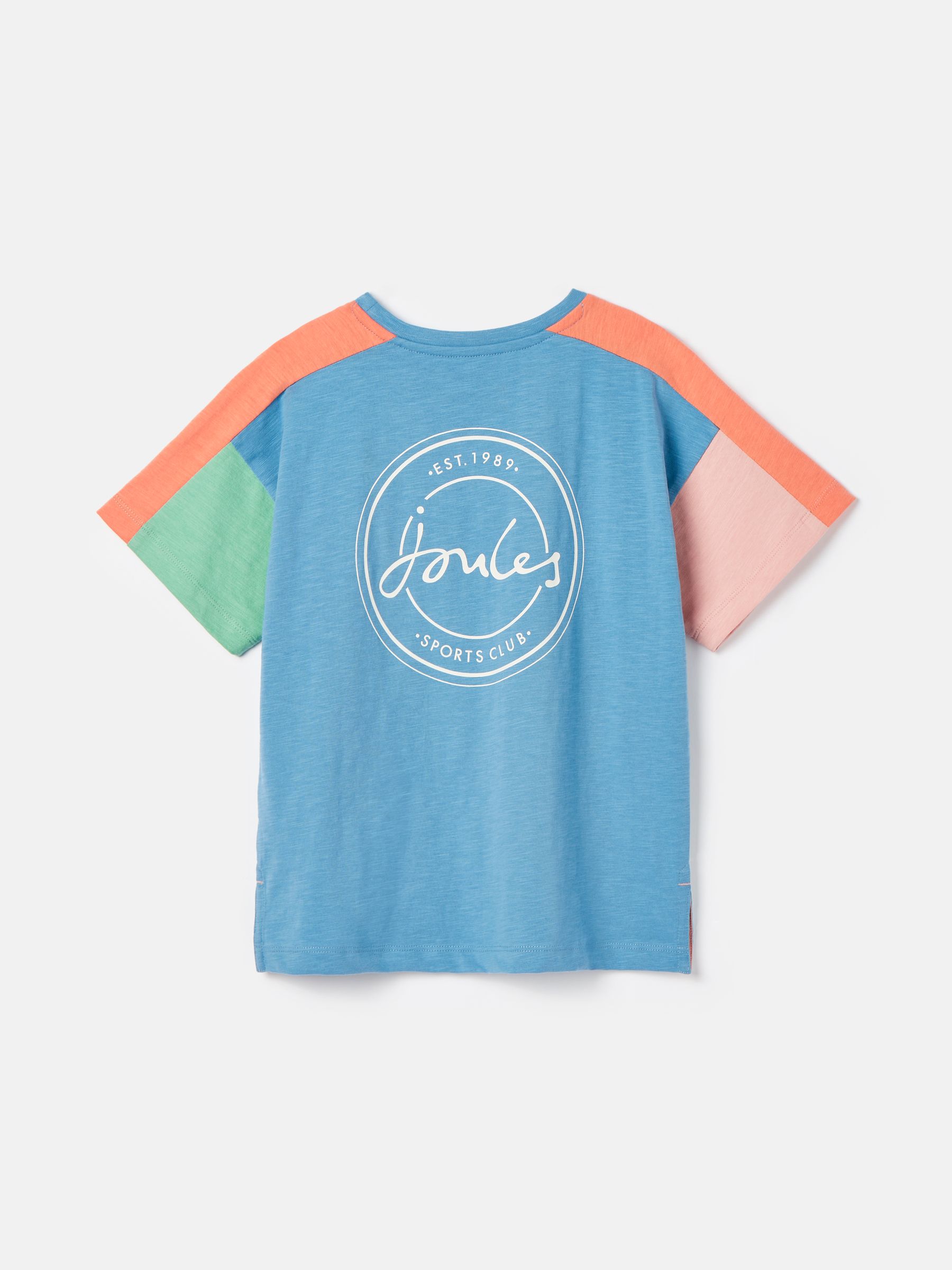 Girls' Betty Blue Colour Block Short Sleeve T-Shirt - Image 2 of 5