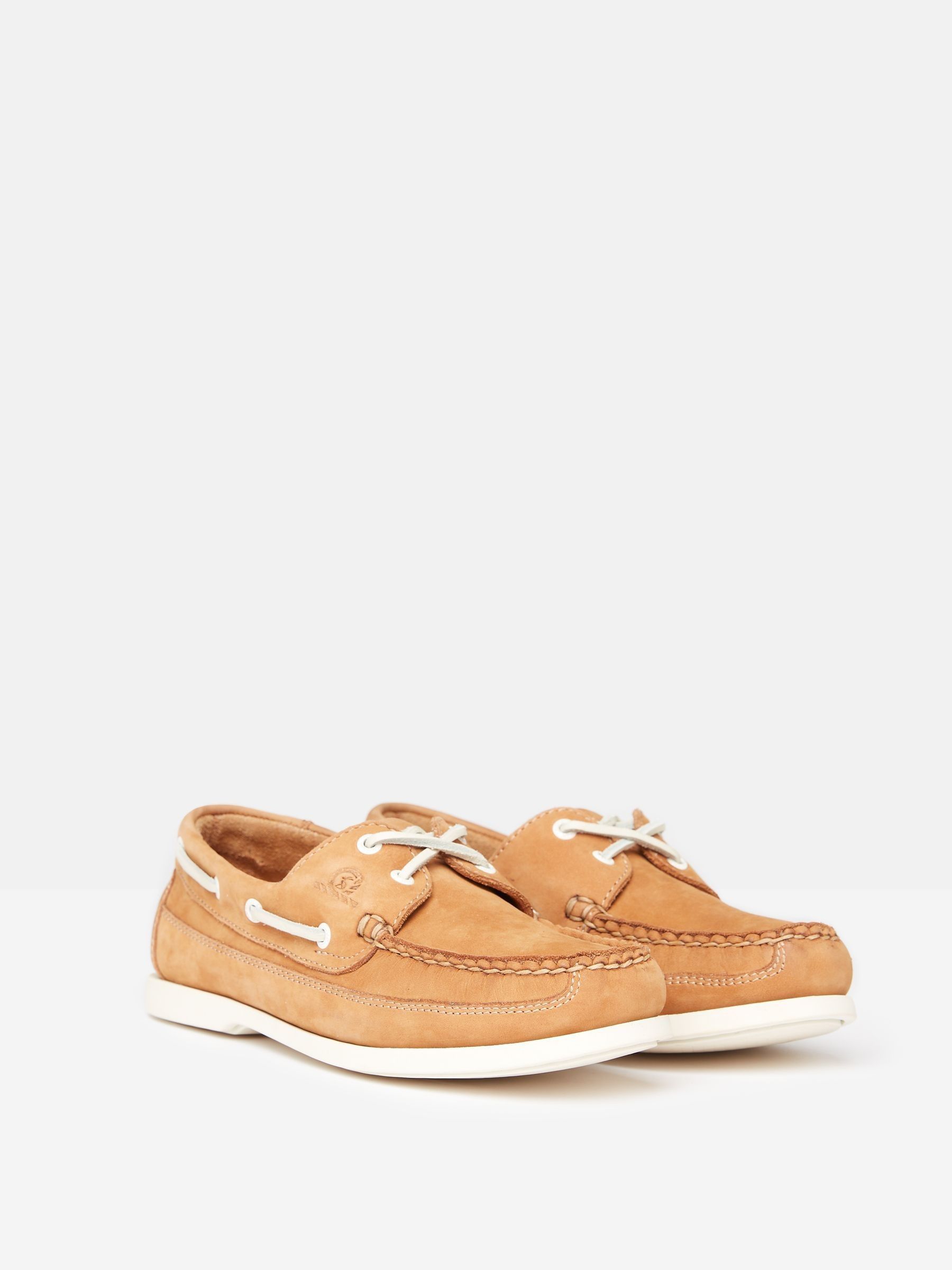 Joules X Chatham Brown Pier Deck Shoes - Image 2 of 6