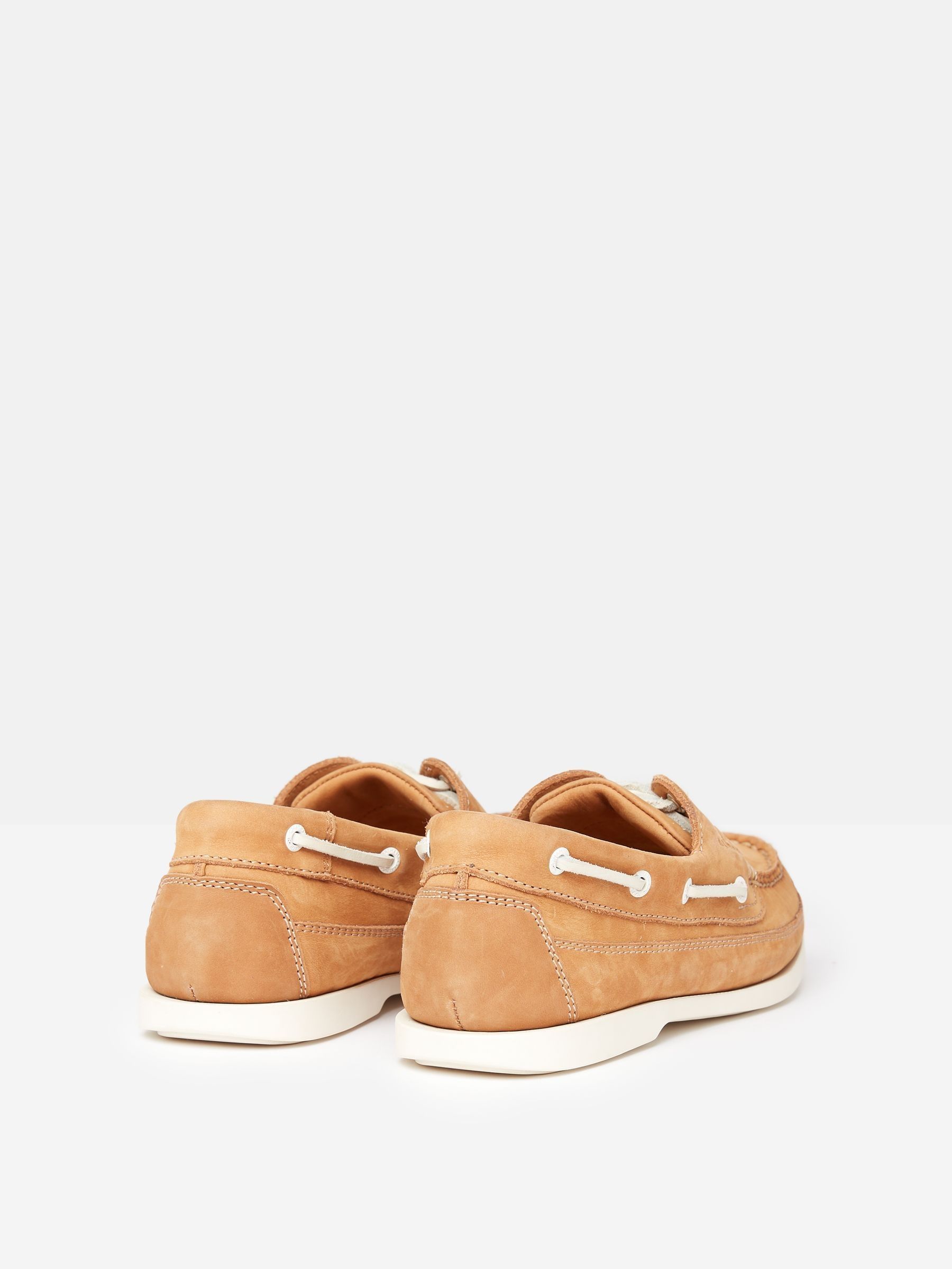 Joules X Chatham Brown Pier Deck Shoes - Image 3 of 6
