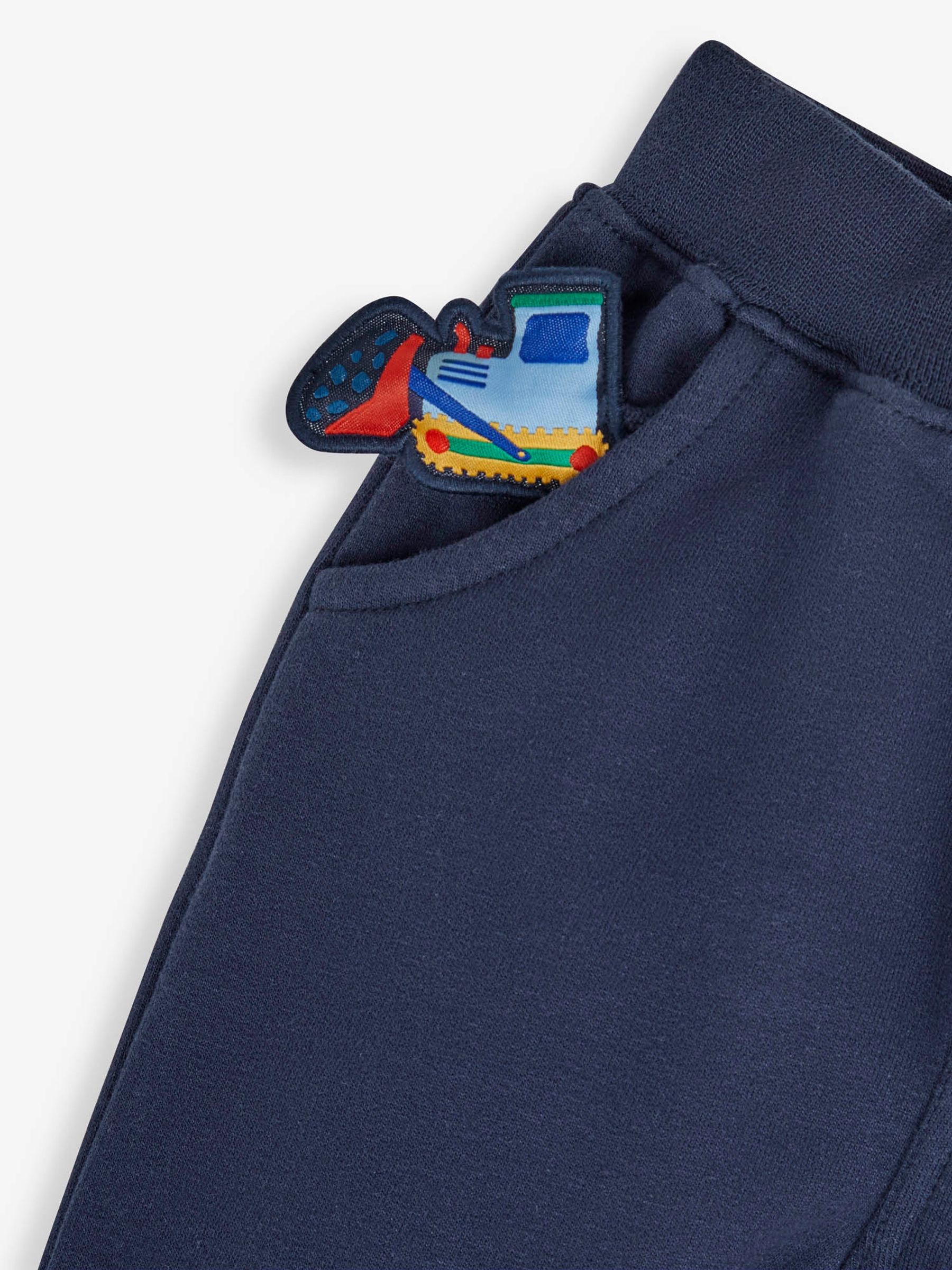 Navy Digger Appliqué With Pet In Pocket Joggers - Image 3 of 3
