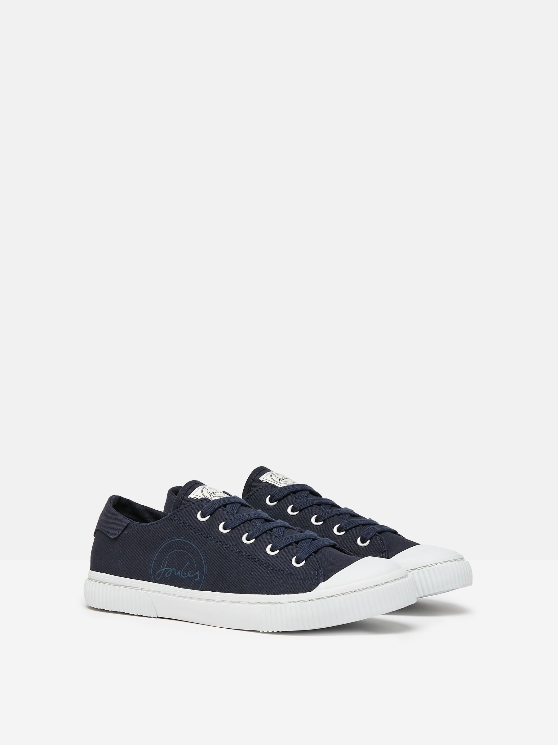 Coast Navy Blue Canvas Pumps - Image 2 of 7