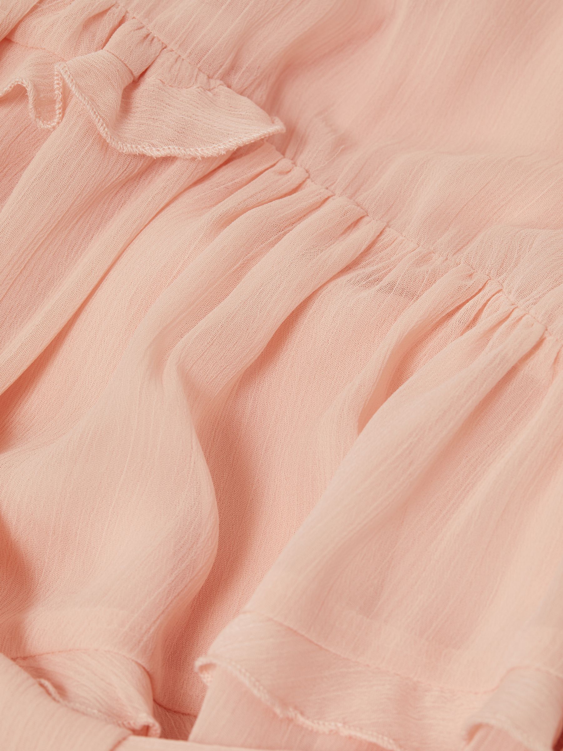 Belted Frill Dress in Pink - Image 6 of 6