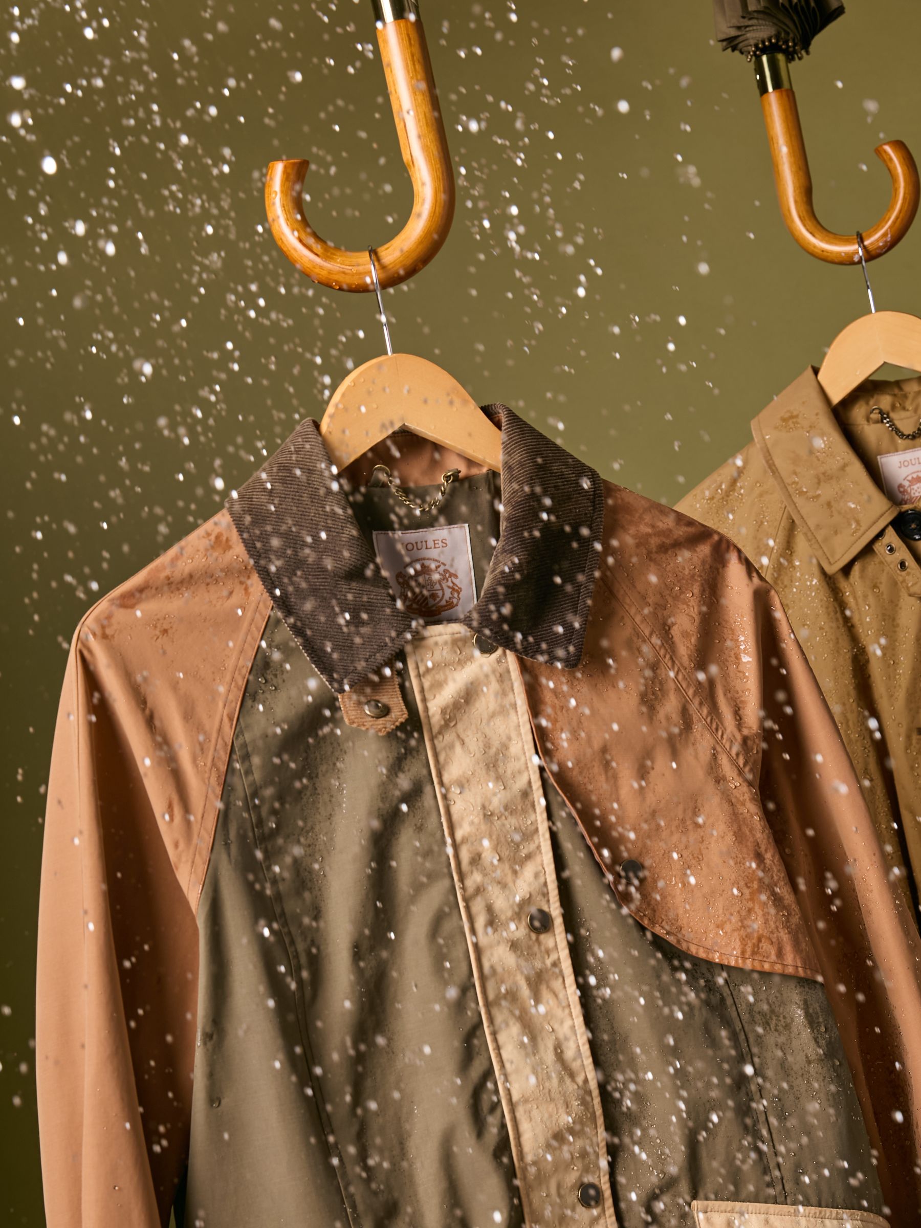 Kennington Brown & Khaki Waterproof Trench Coat - Image 2 of 3 Kennington Brown & Khaki Waterproof Trench Coat - Image 2 of 3