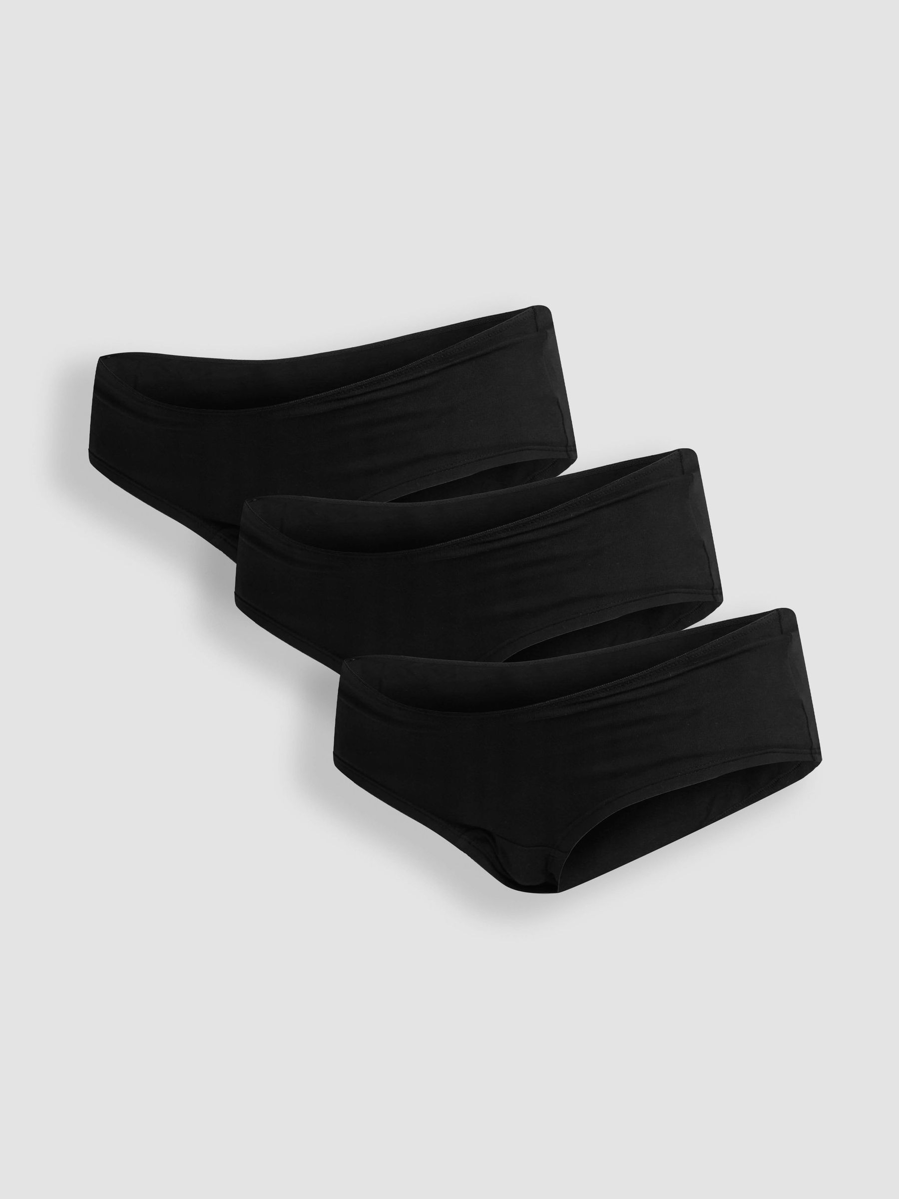 Black 3-Pack Maternity Knicker Shorts - Image 5 of 5 Black 3-Pack Maternity Knicker Shorts - Image 5 of 5