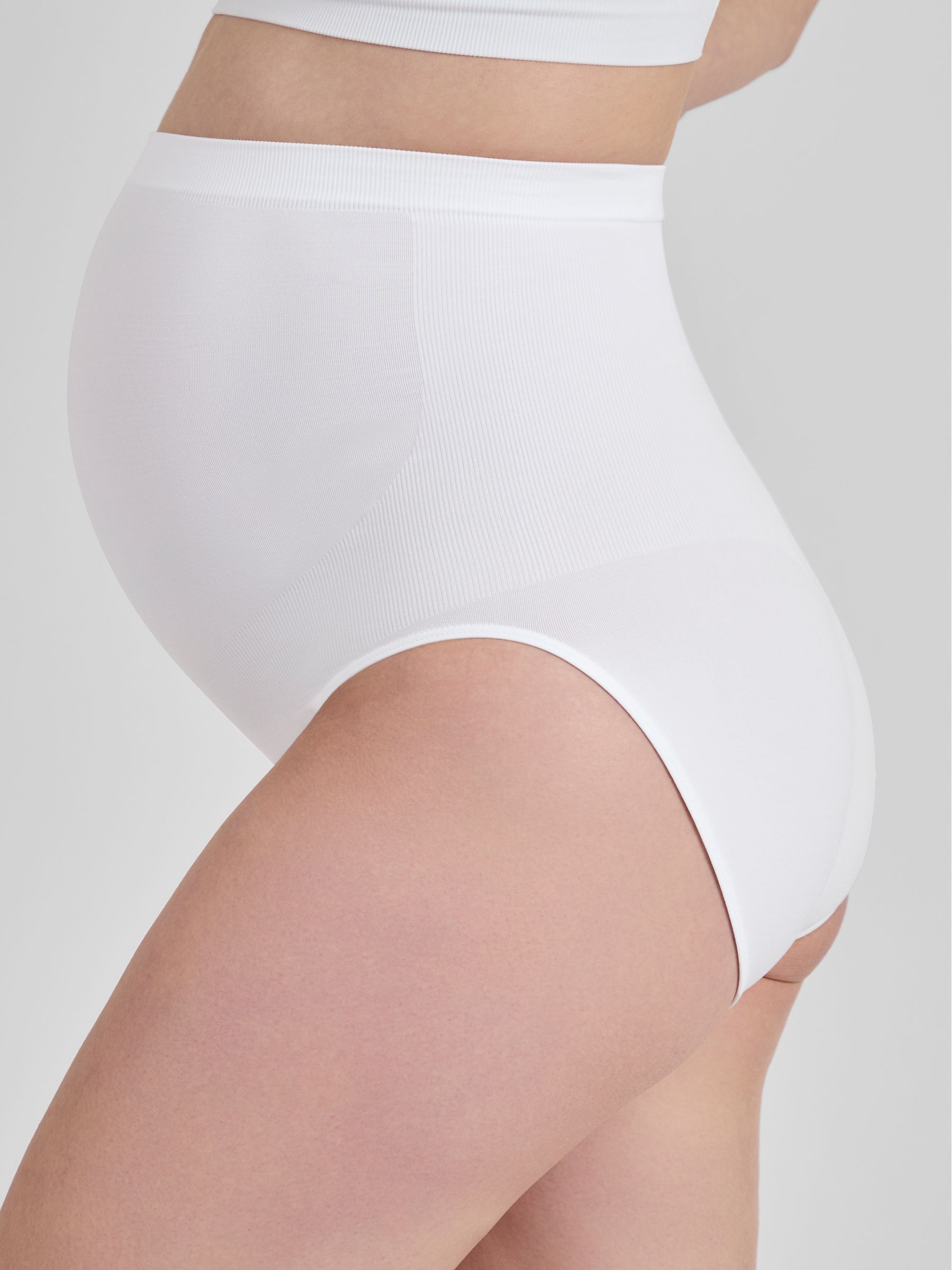 White 2-Pack Maternity Support Knickers - Image 6 of 6