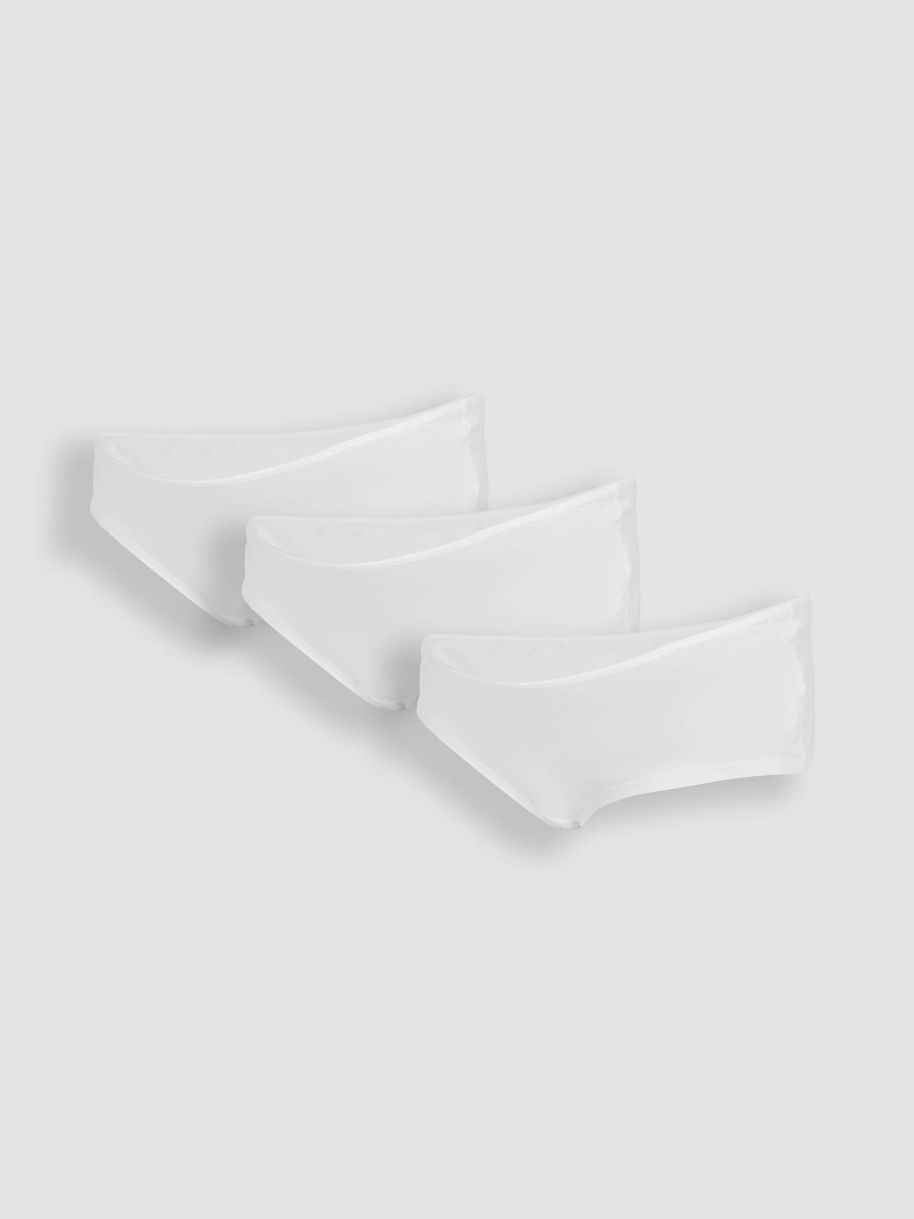 White 3-Pack Maternity Knicker Shorts - Image 4 of 6