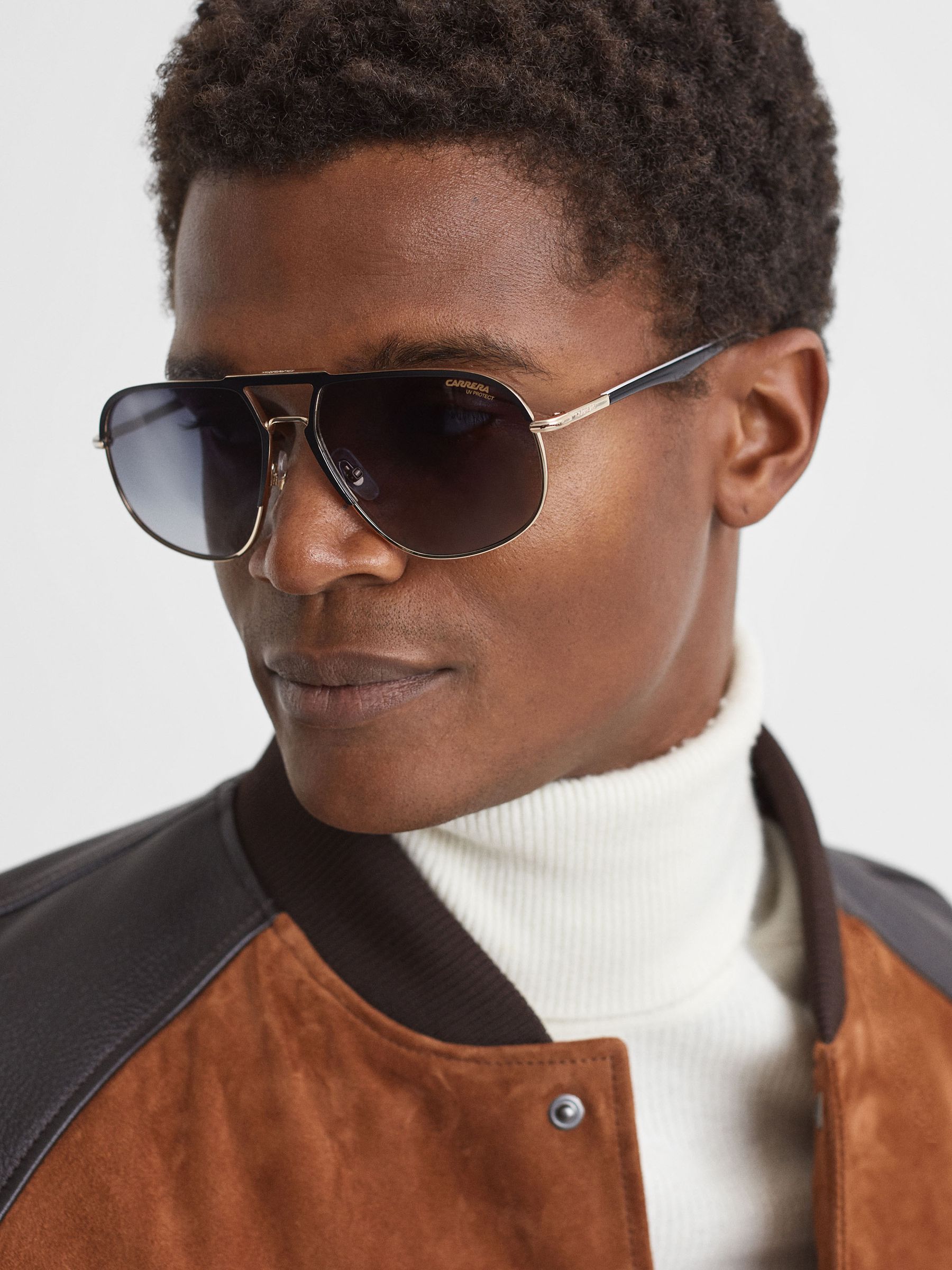 Carrera Eyewear Sunglasses in Black/Gold - Image 2 of 4