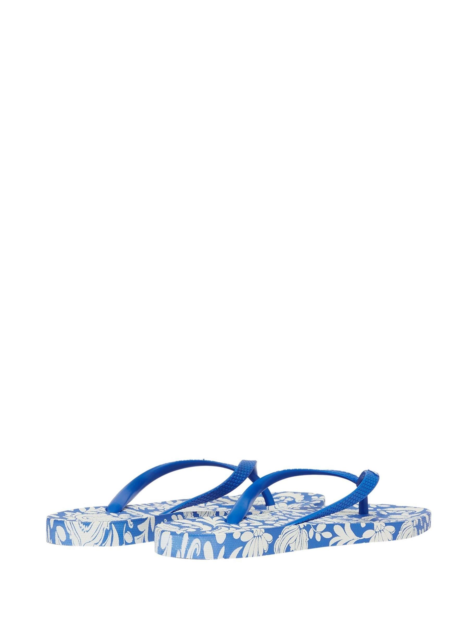 Sunvale Blue Recycled Flip Flops - Image 2 of 5
