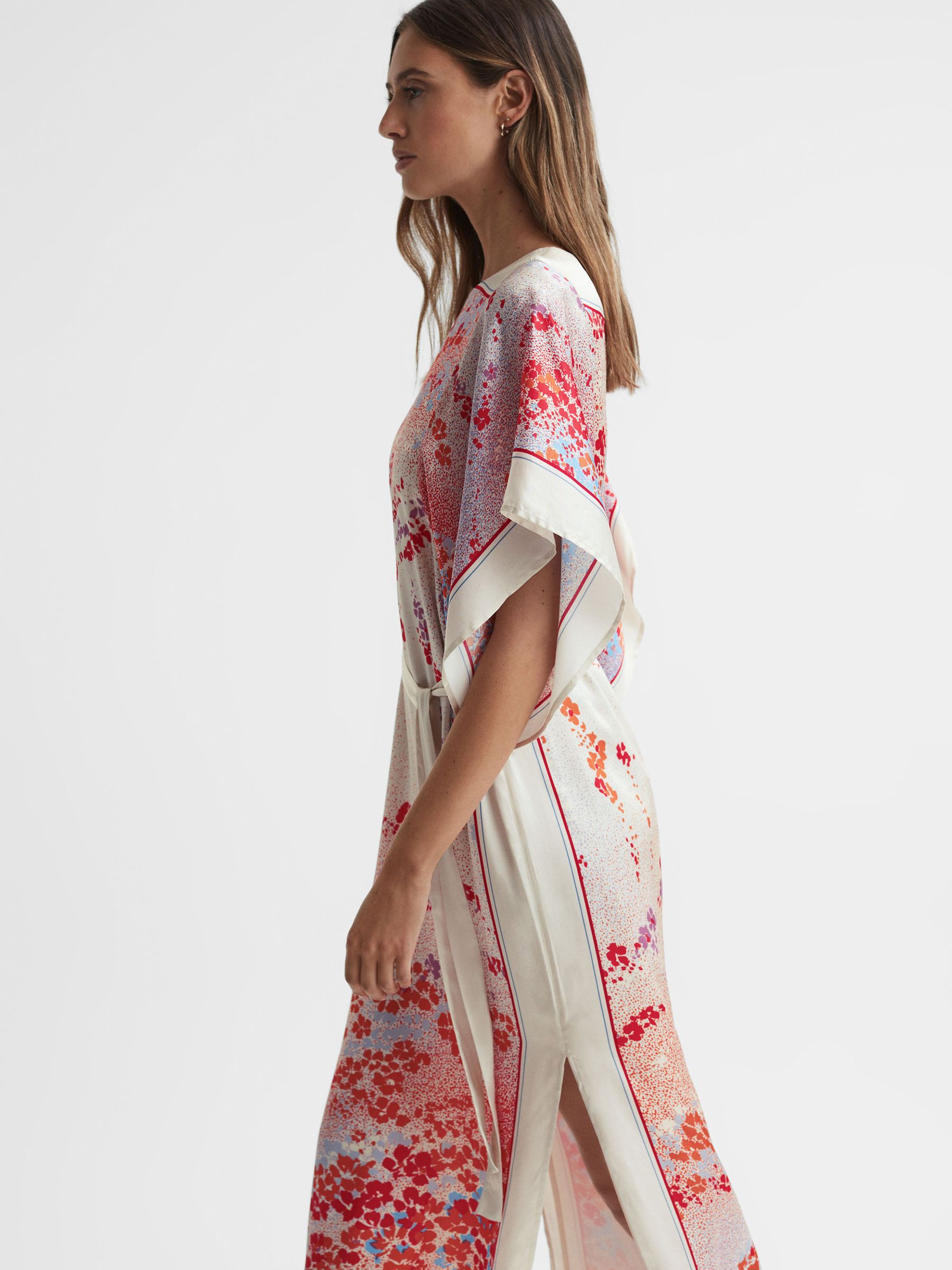 Printed Maxi Dress in Multi - Image 5 of 6