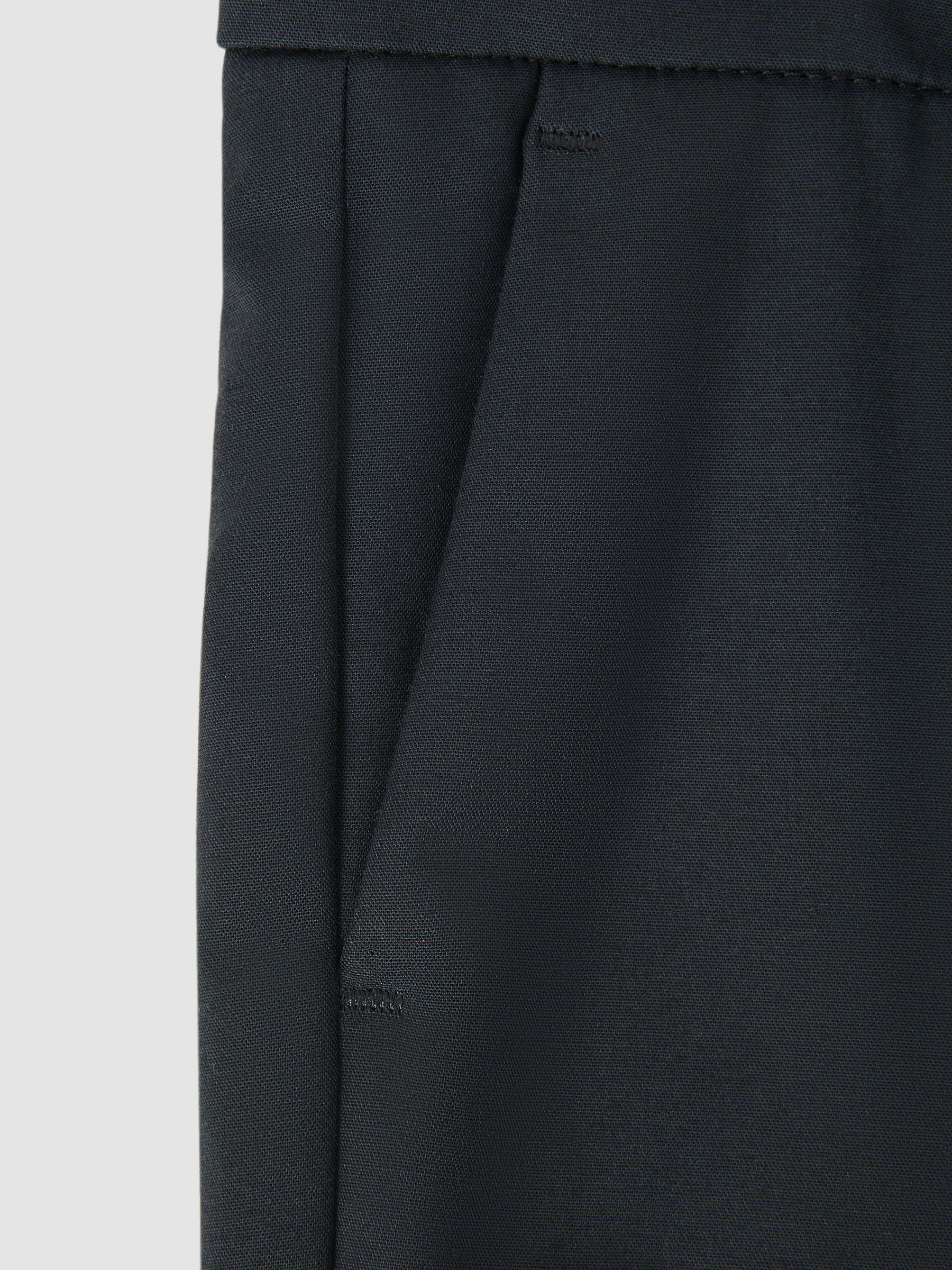 Junior Slim Fit Tapered Chinos in Steel Blue - Image 6 of 8