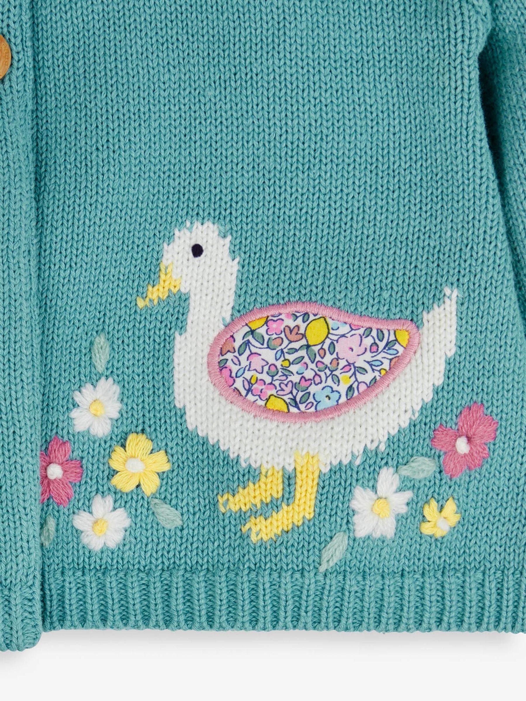 Duck Egg Blue Duck Cardigan - Image 4 of 4