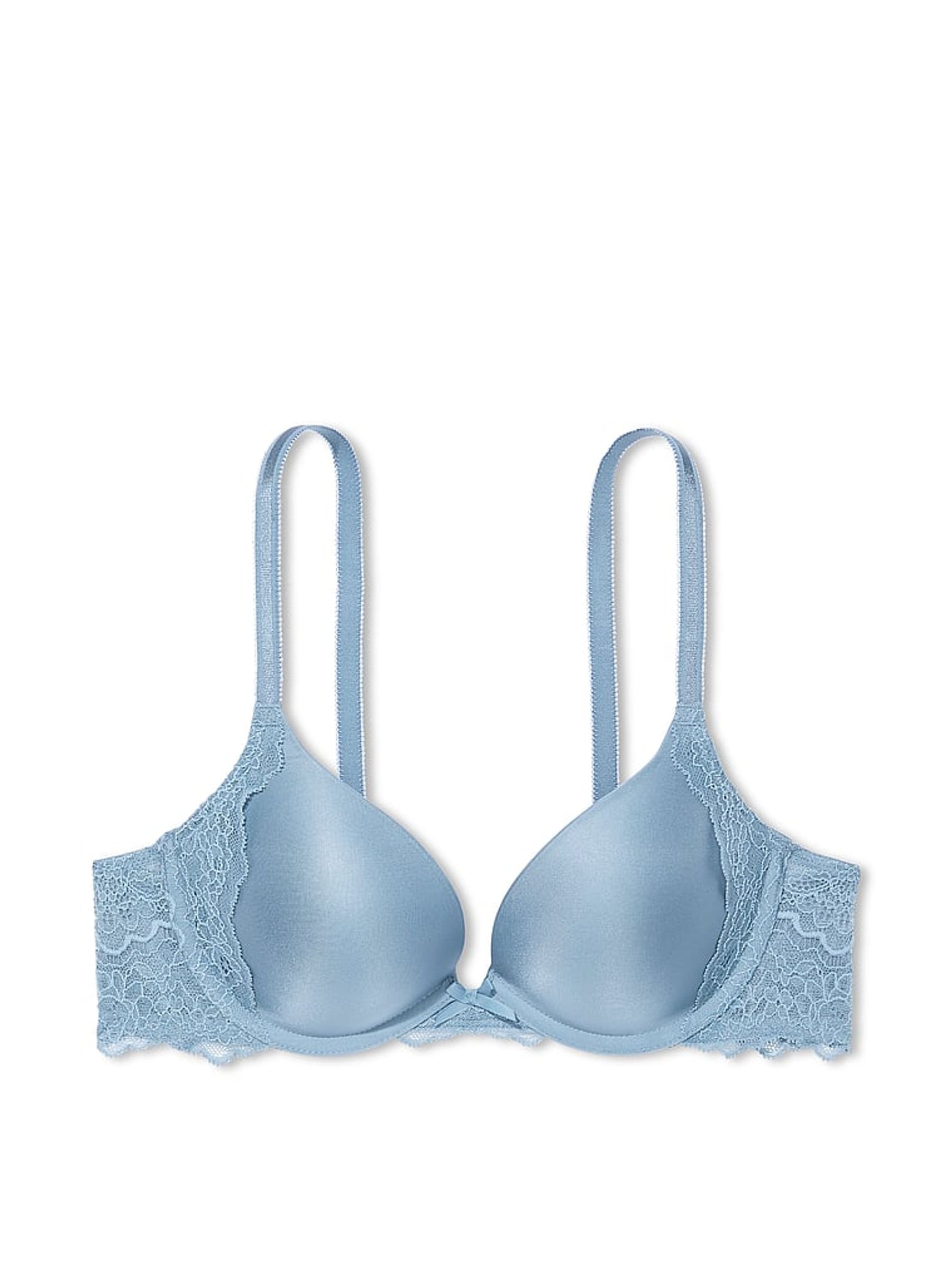 Blue Faded Denim Push Up Bra - Image 2 of 2