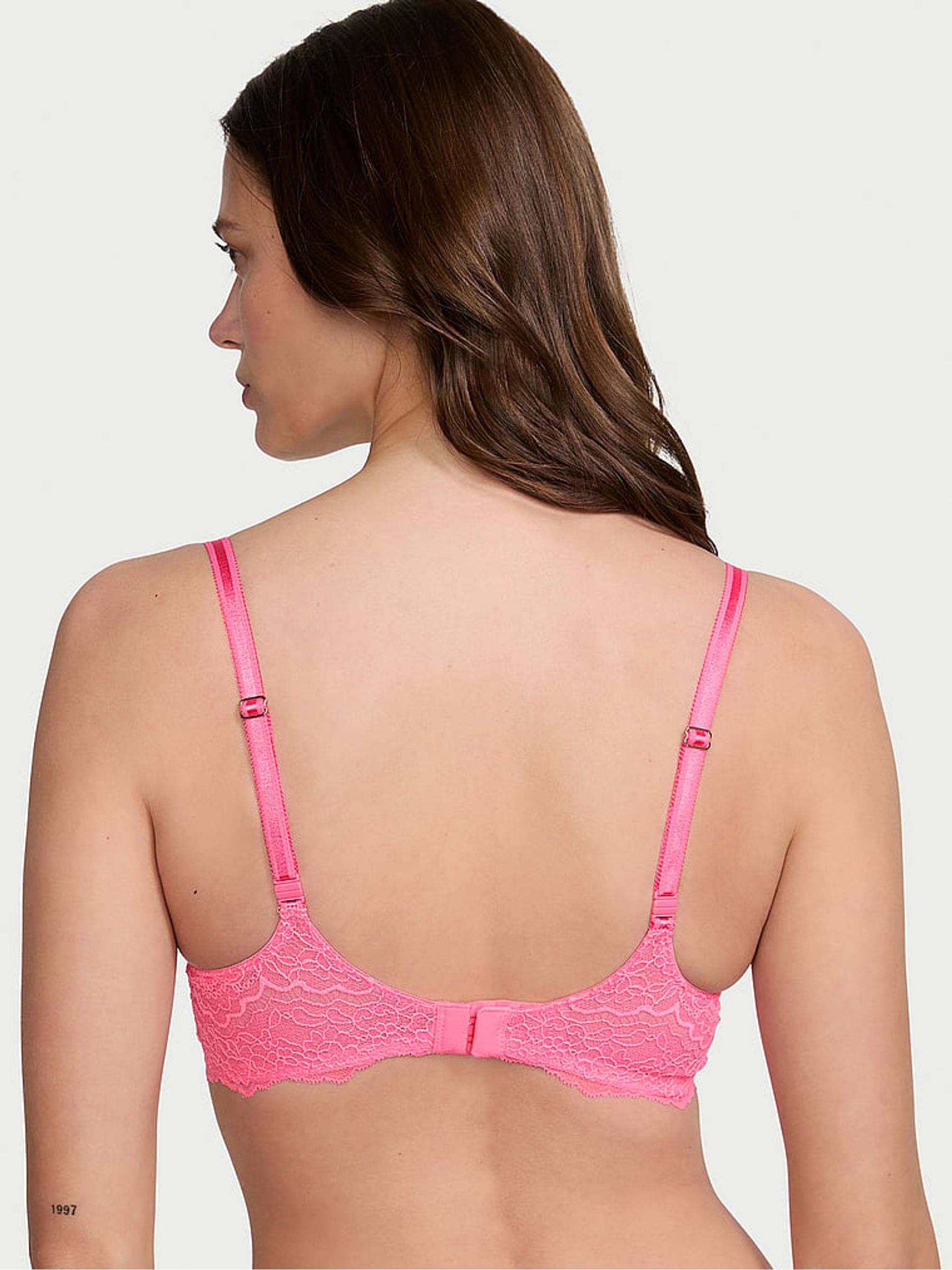 Pink Tickled Demi Lightly Lined Bra - Image 1 of 3