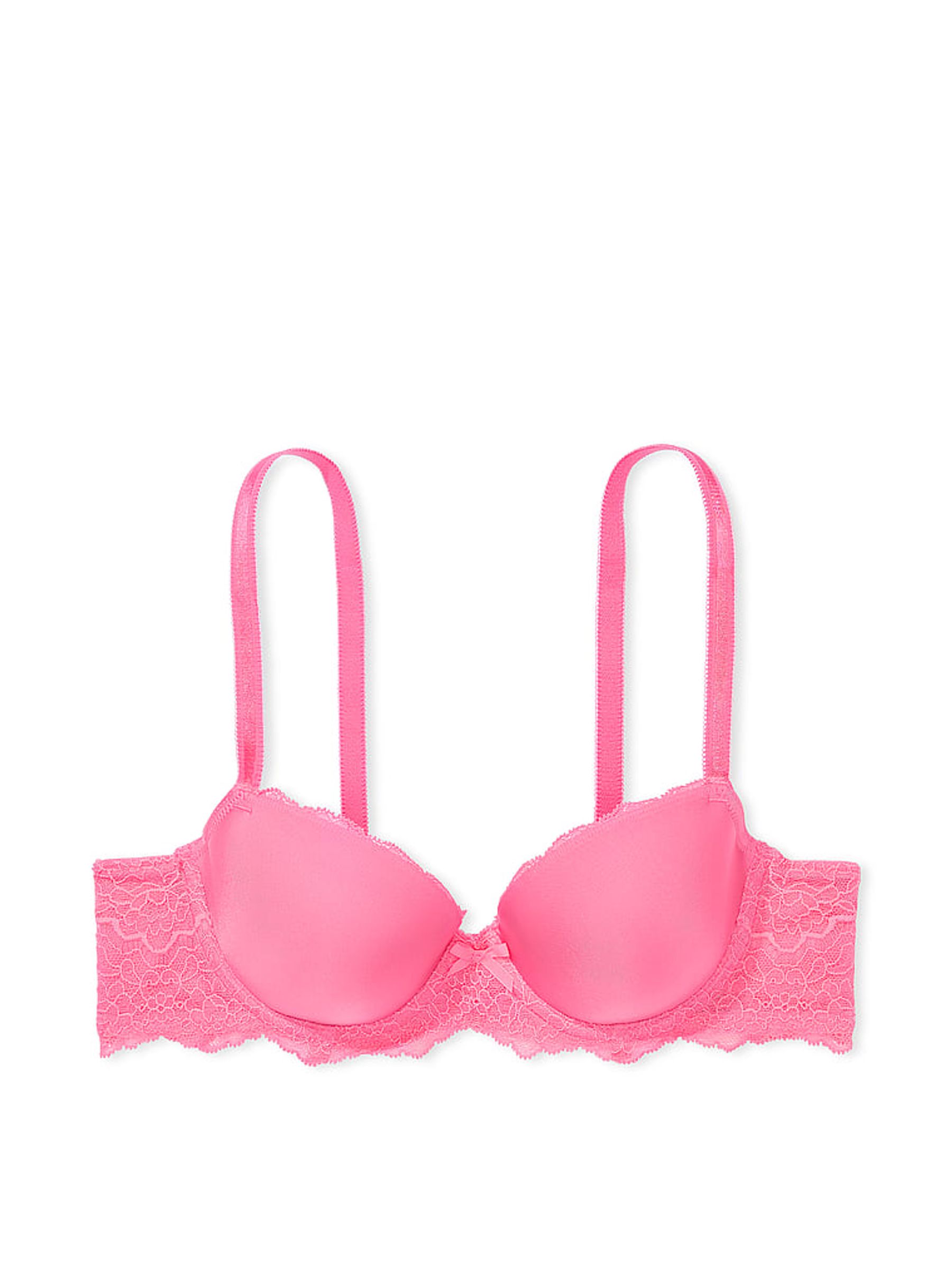 Pink Tickled Demi Lightly Lined Bra - Image 2 of 3