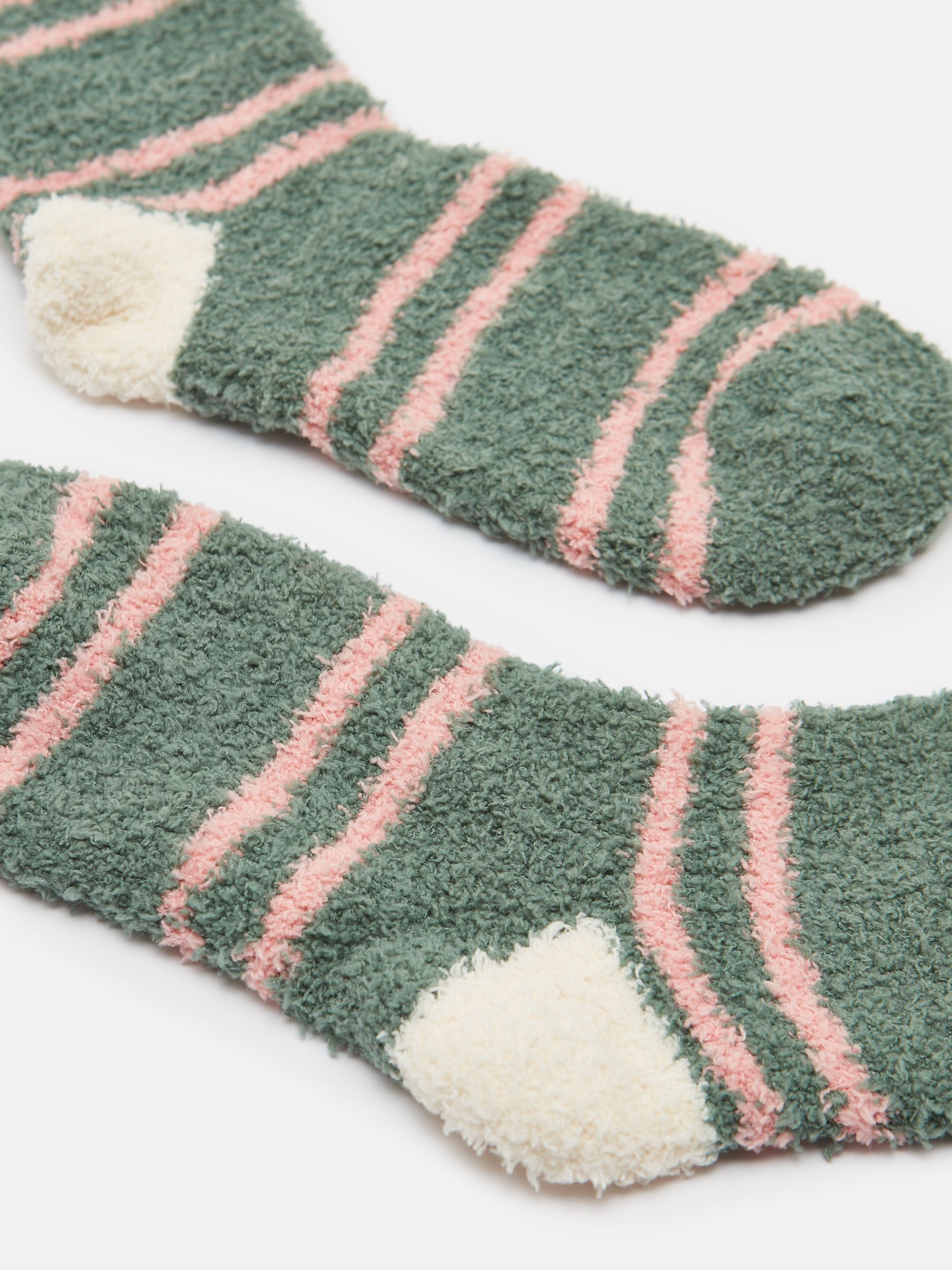 Women's Fluffy Green Socks (size 4-8) - Image 2 of 3