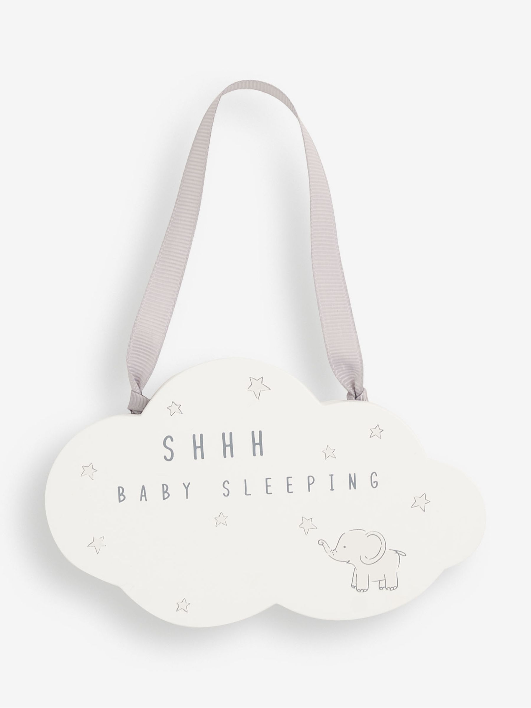 Shhh Baby Sleeping Plaque - Image 1 of 2
