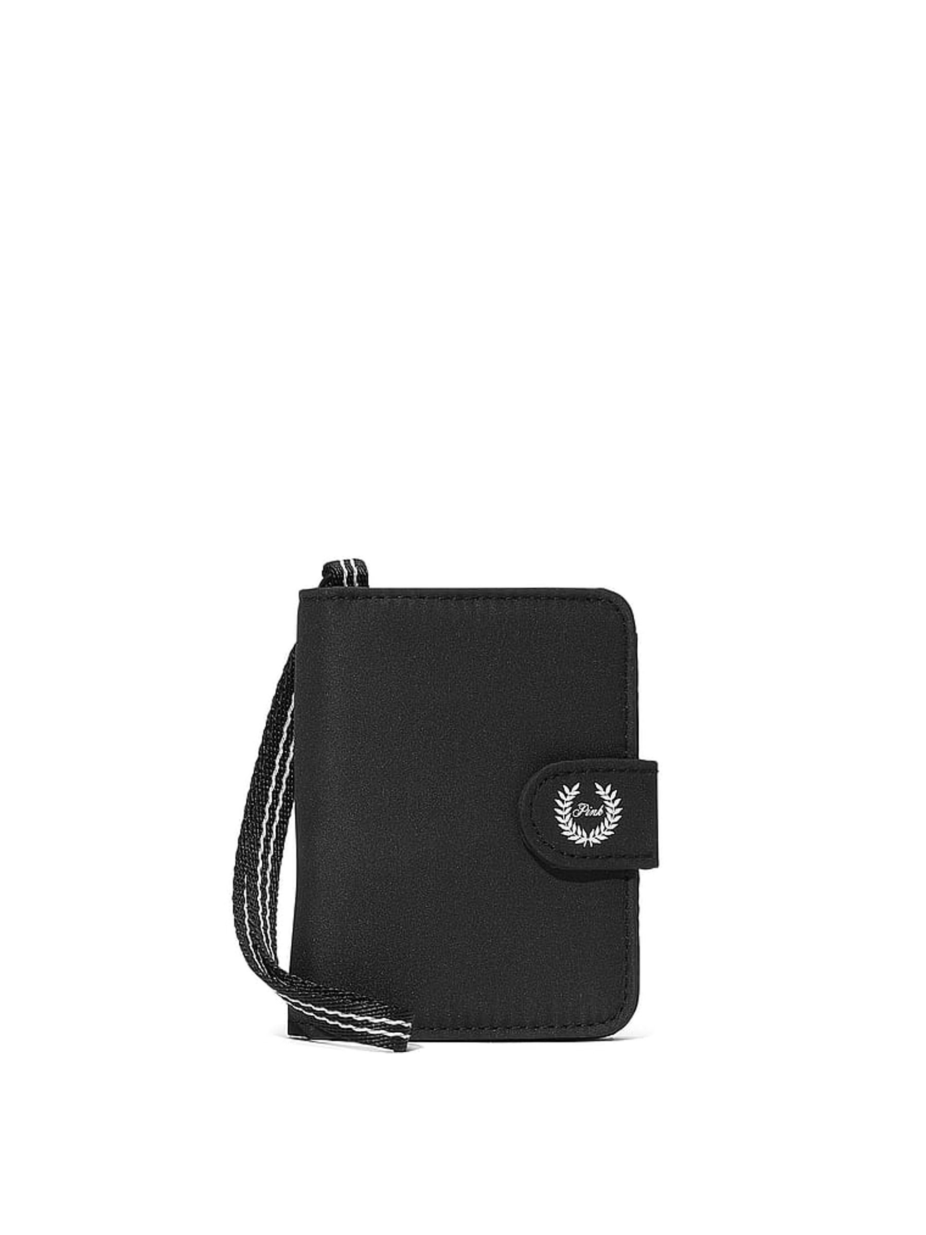 Pure Black Card Case Wristlet - Image 1 of 1