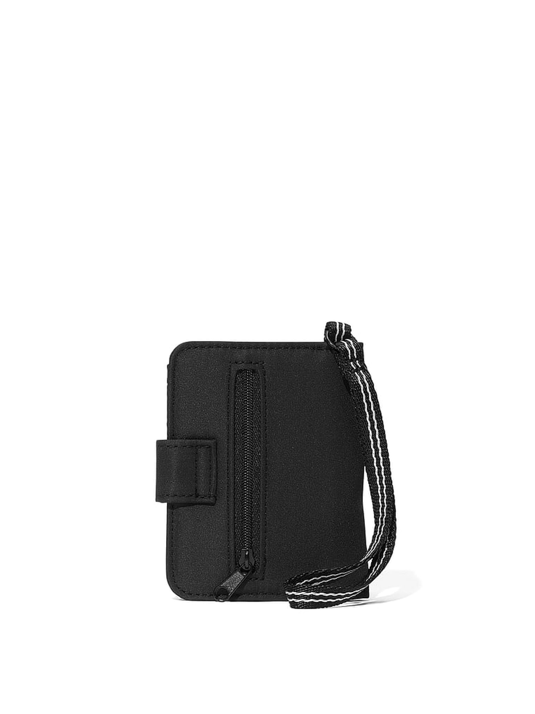 Pure Black Card Case Wristlet - Image 2 of 2