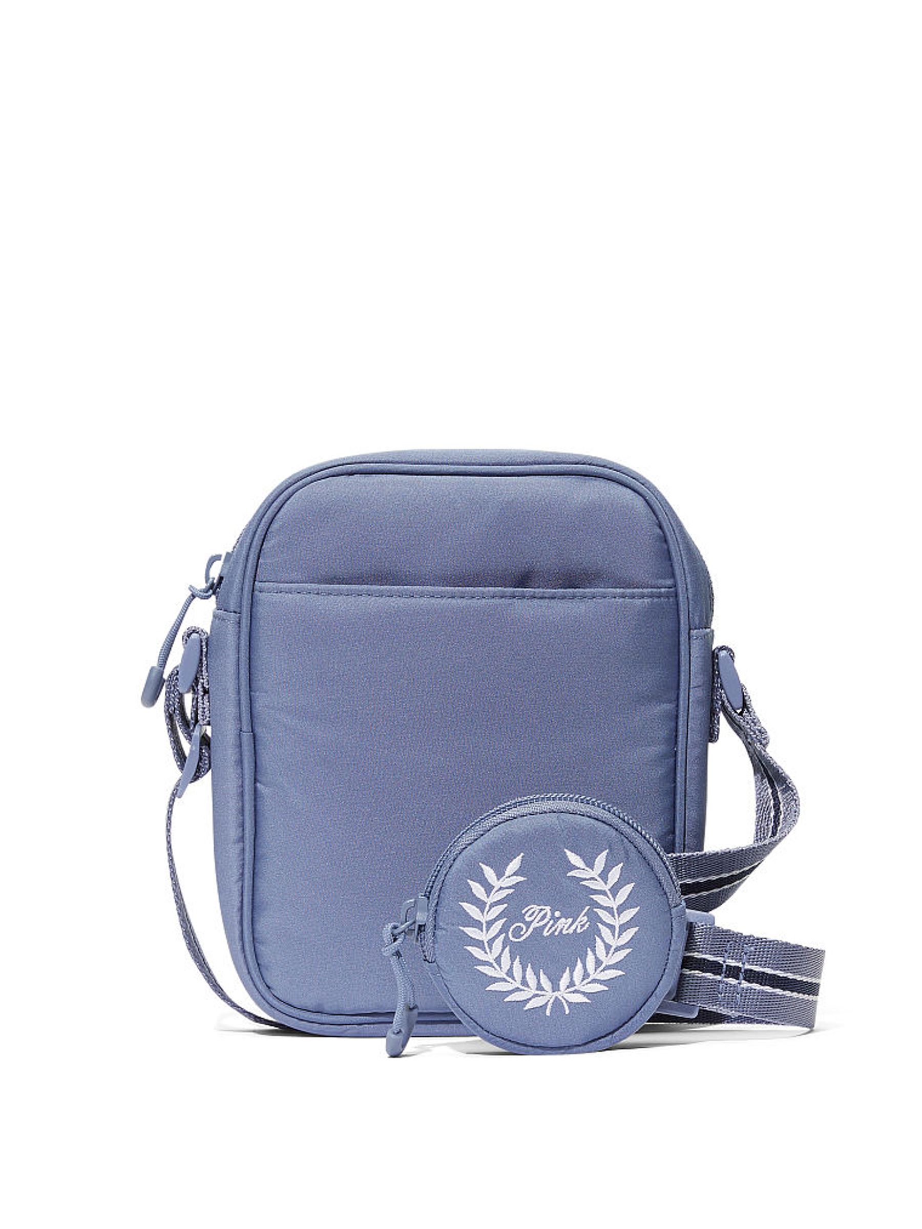 Dusty Iris Blue Puffer Crossbody Bag - Image 1 of 3