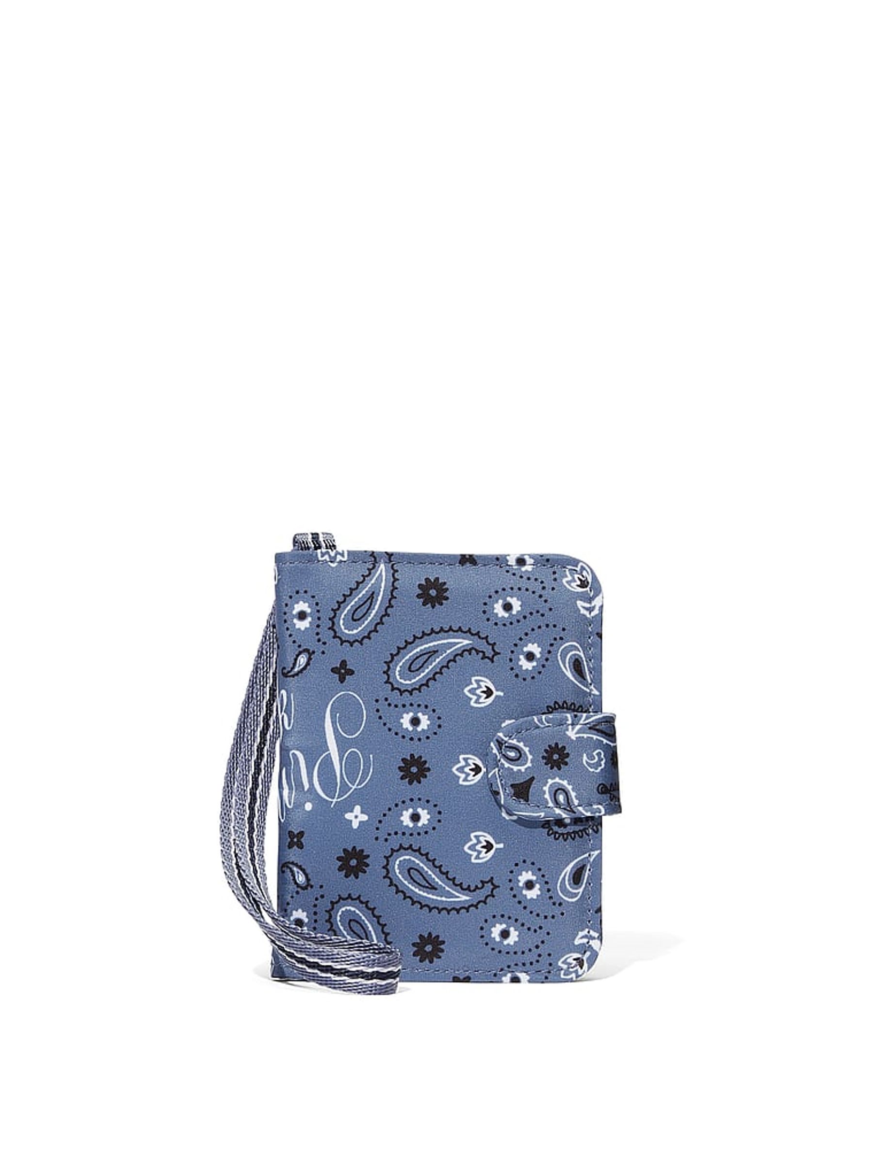 Dusty Iris Blue Card Case Wristlet - Image 1 of 2