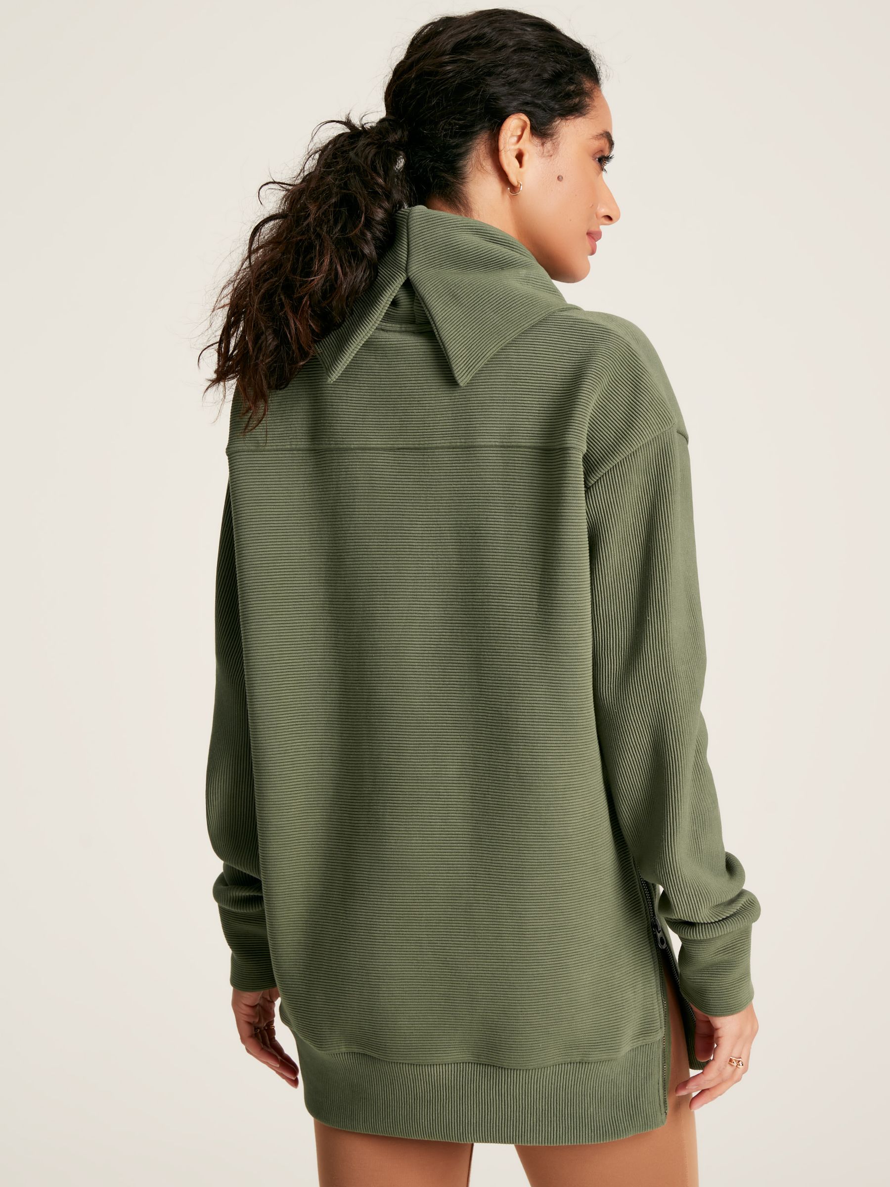 Willow Green Cowl Neck Sweatshirt - Image 2 of 7