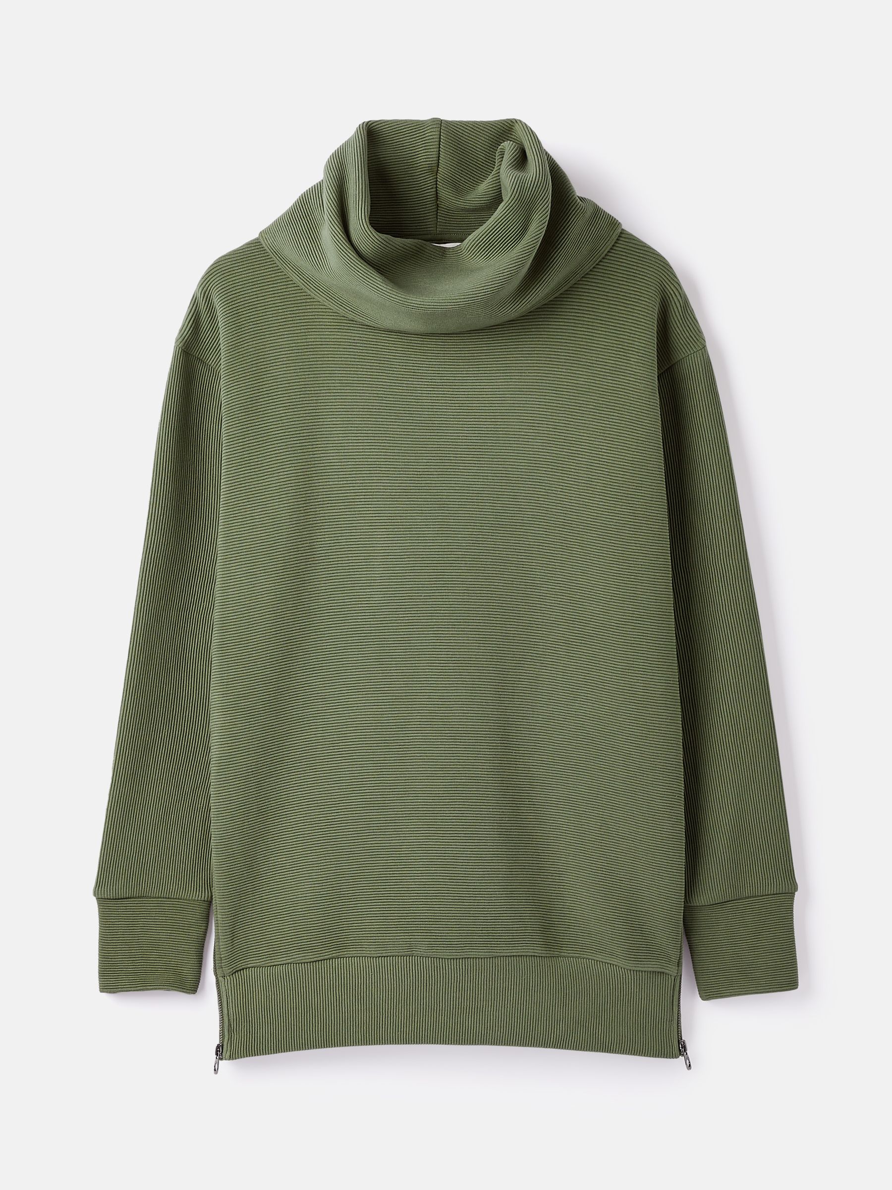 Willow Green Cowl Neck Sweatshirt - Image 7 of 7
