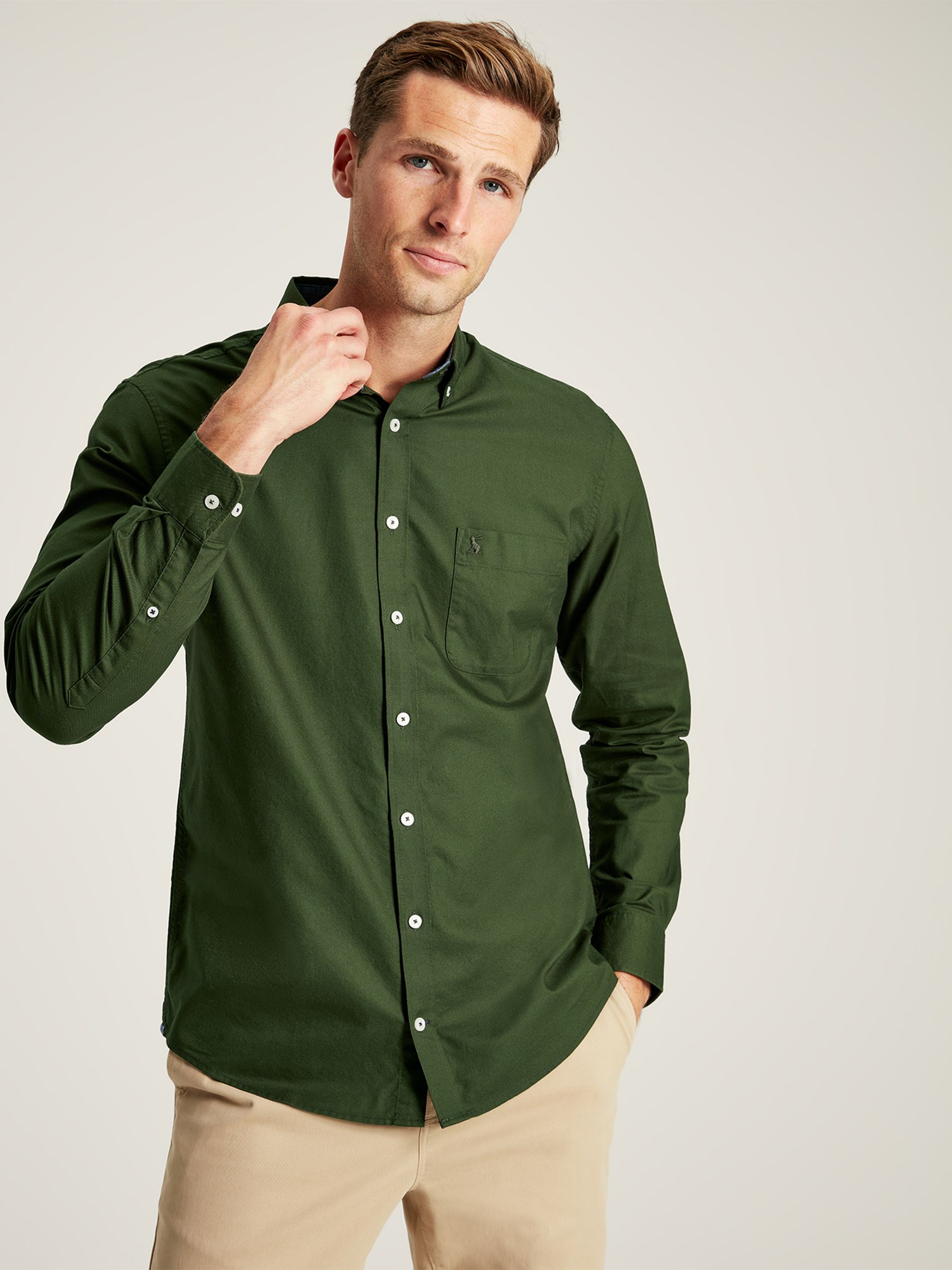 Oxford Green Long Sleeve Oxford Shirt - Image 1 of 7