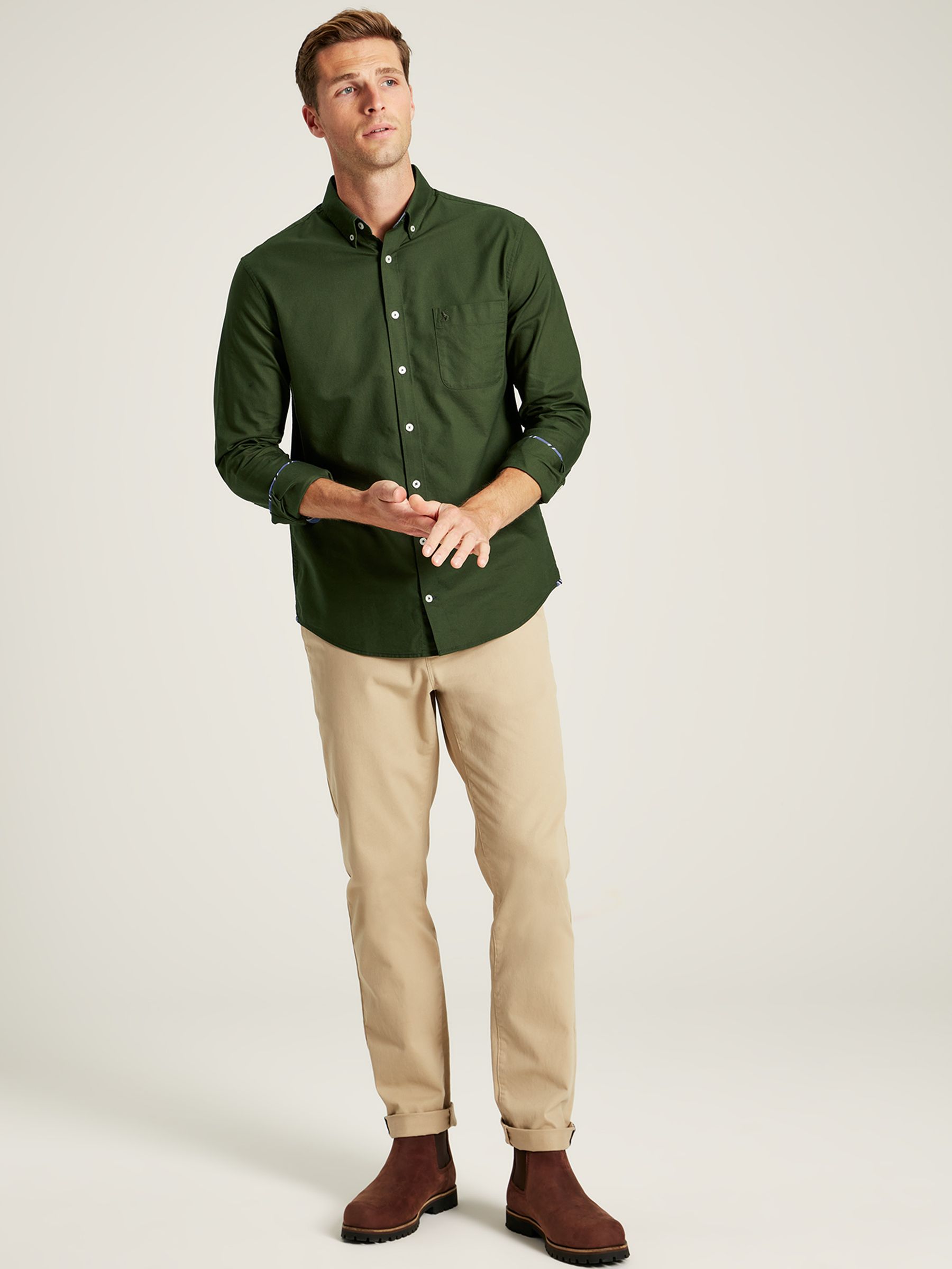 Oxford Green Long Sleeve Oxford Shirt - Image 5 of 7