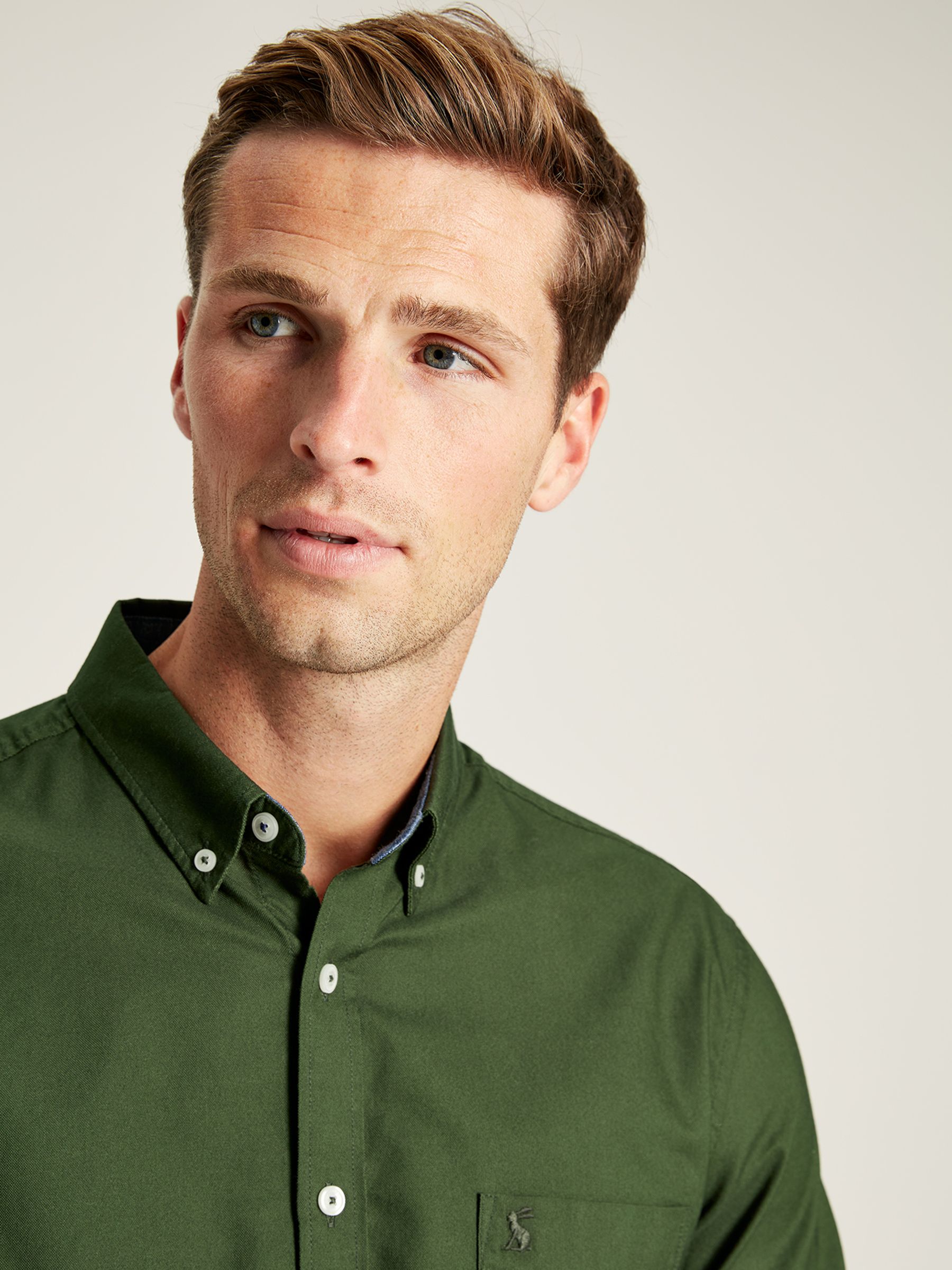 Oxford Green Long Sleeve Oxford Shirt - Image 6 of 7