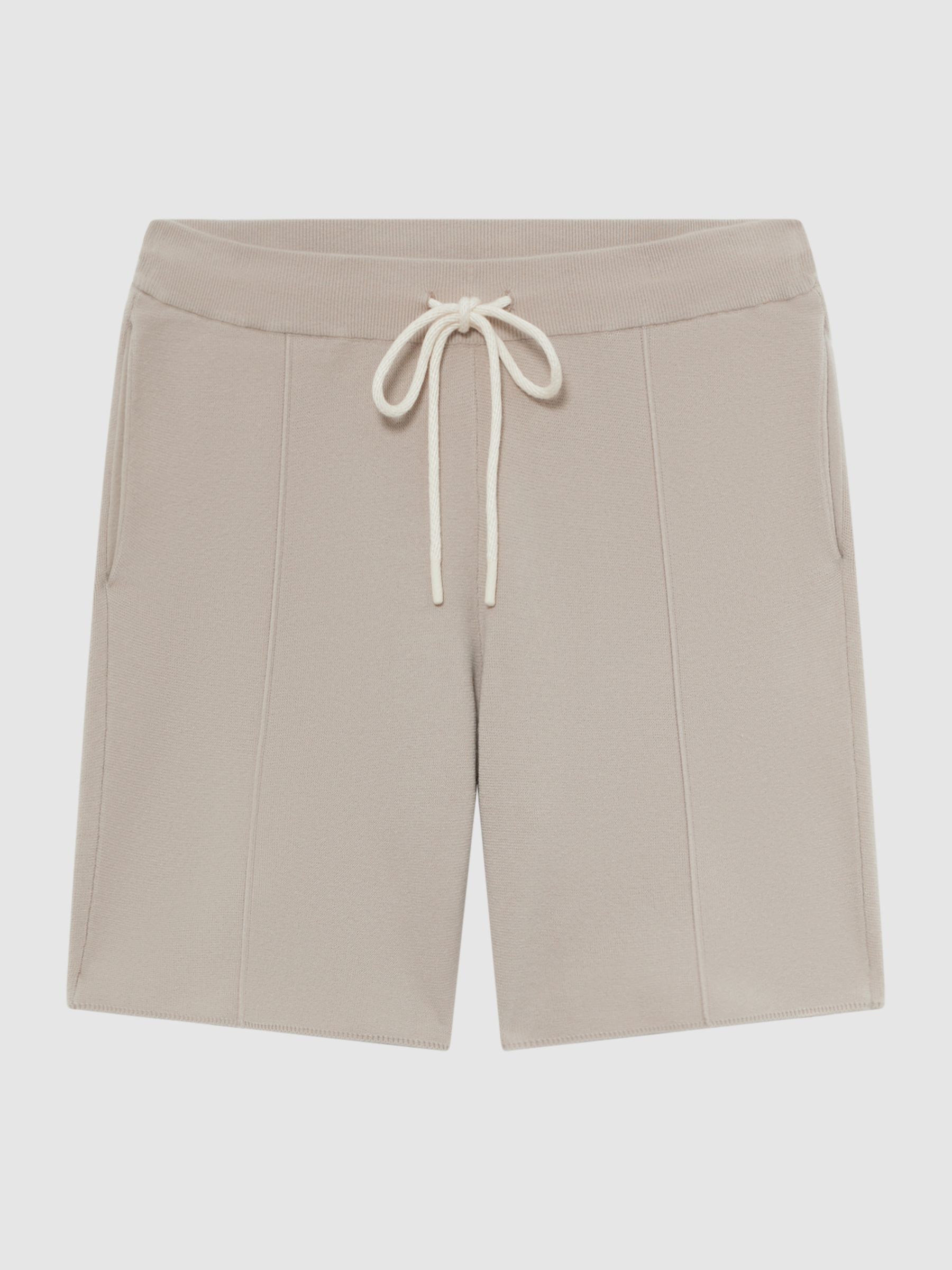 Paige Drawstring Shorts in Dried Stone - Image 2 of 4