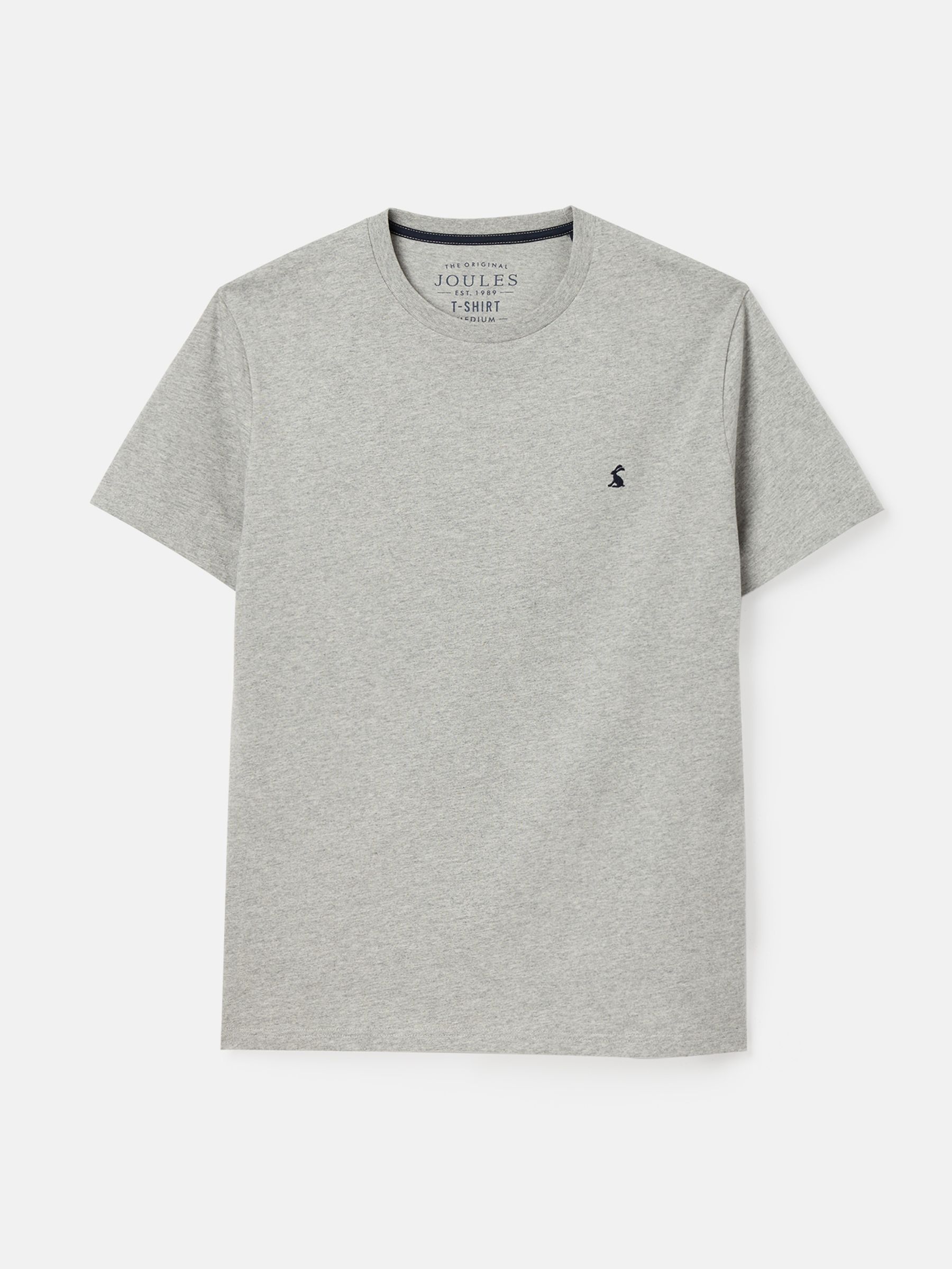 Denton Grey Plain Jersey T-Shirt - Image 1 of 1