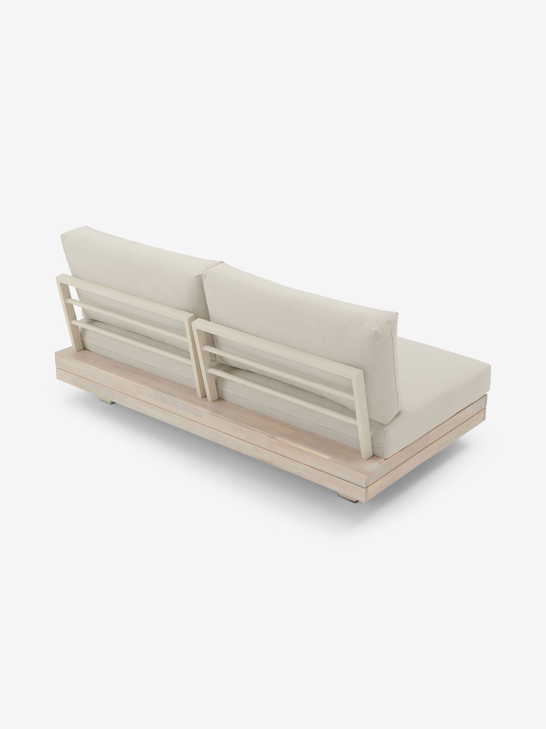 Avarna Garden 2 Seater Sofa in White - Image 2 of 3