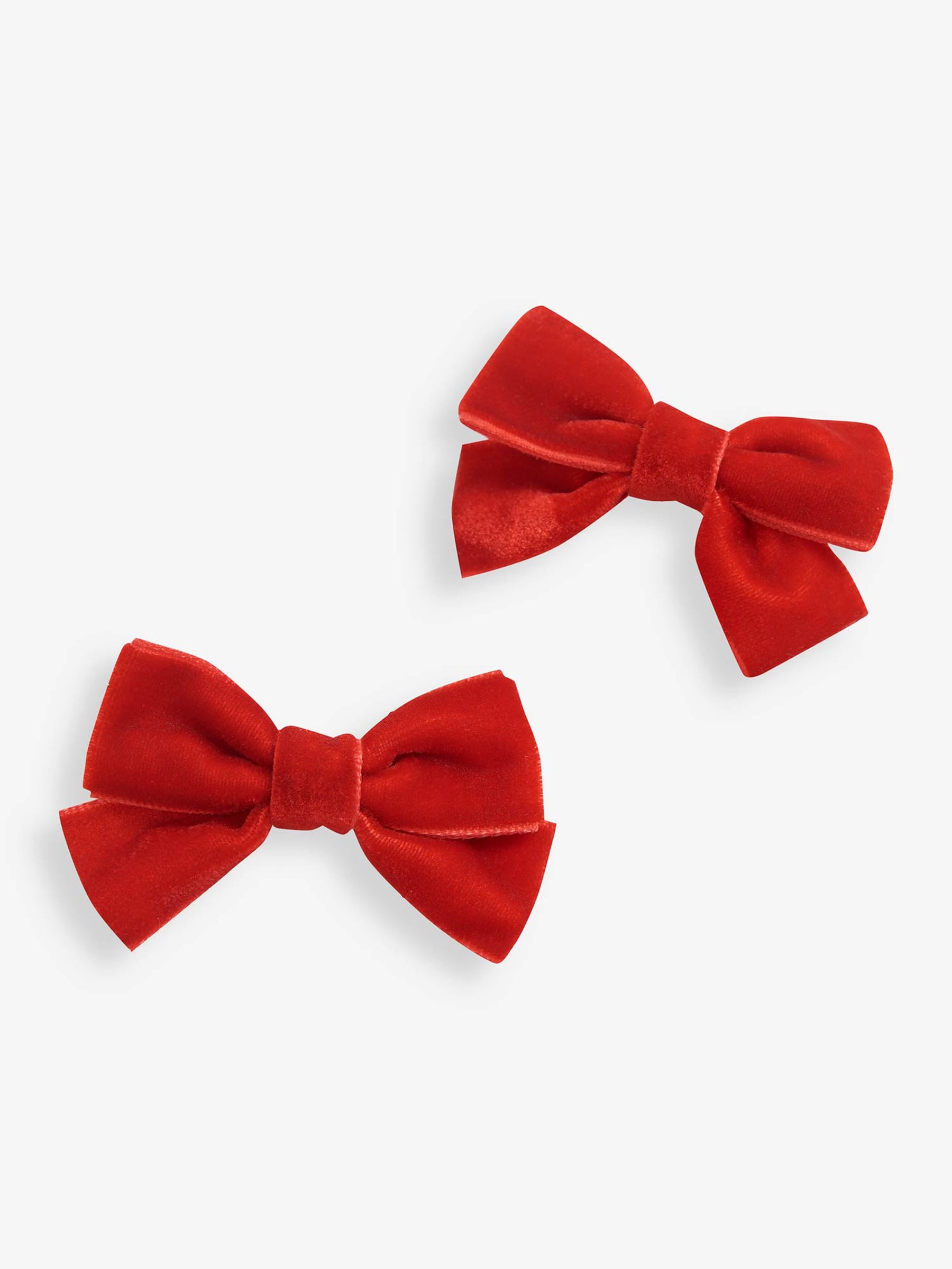 Red 2-Pack Velvet Bows - Image 1 of 1