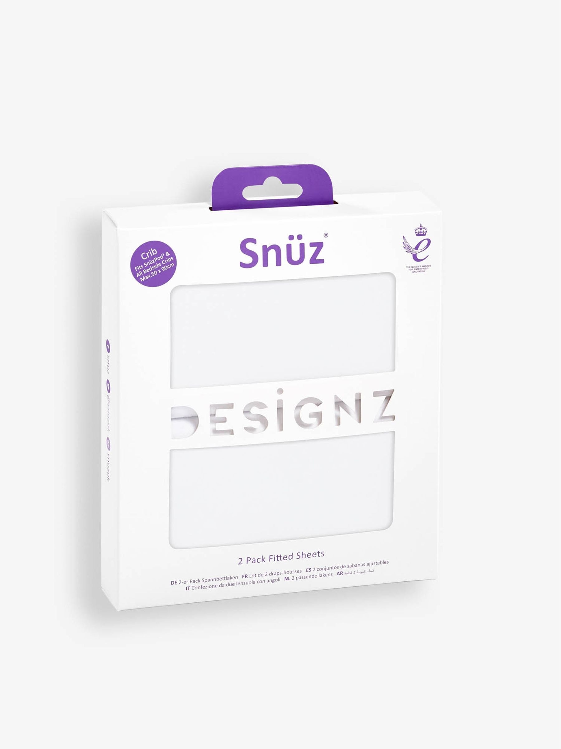 Snuz Pod2 Pack Crib Fitted Sheets - Image 4 of 4
