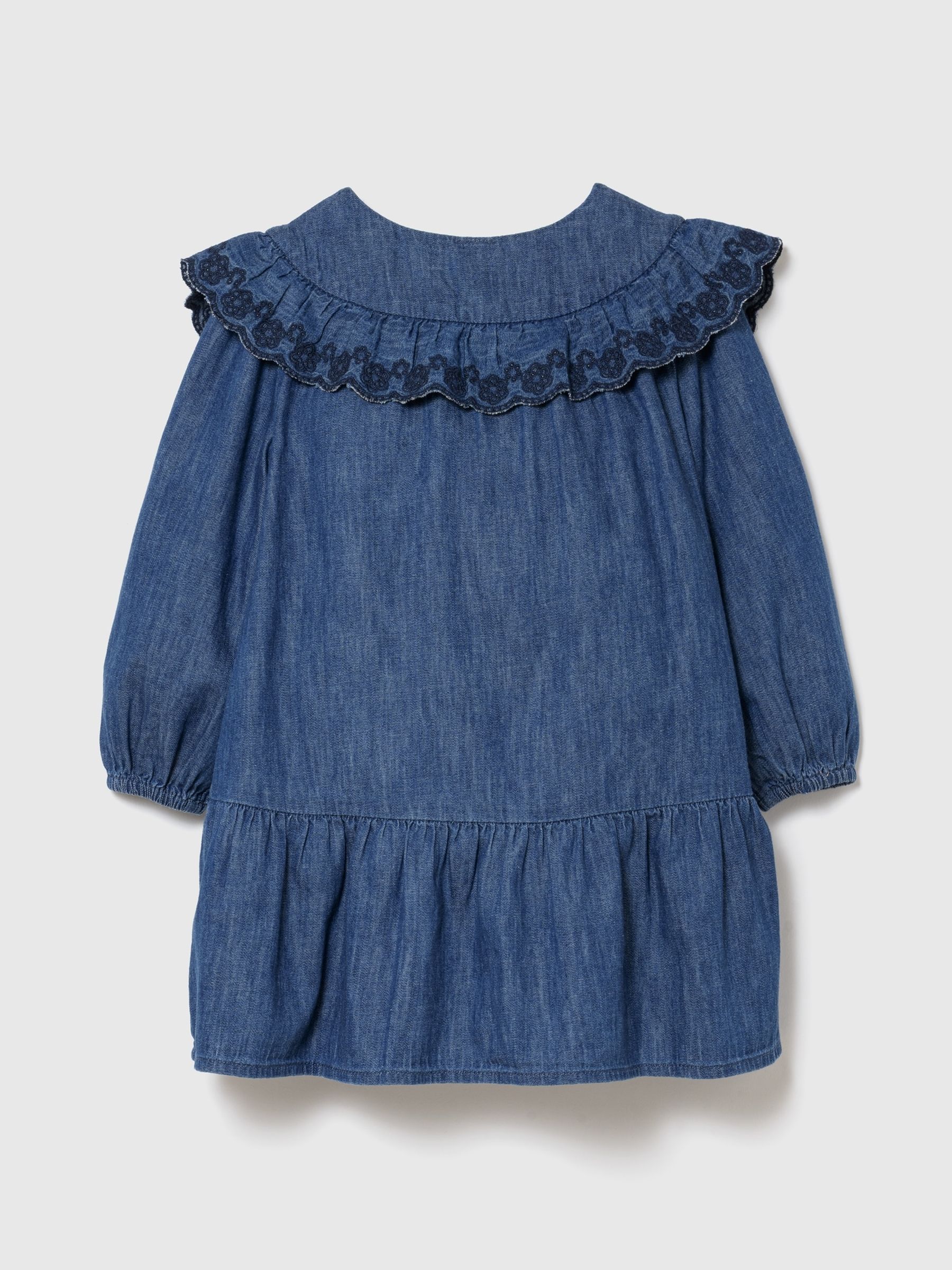 Mid Wash Denim Drop-Waist Dress - Image 2 of 2
