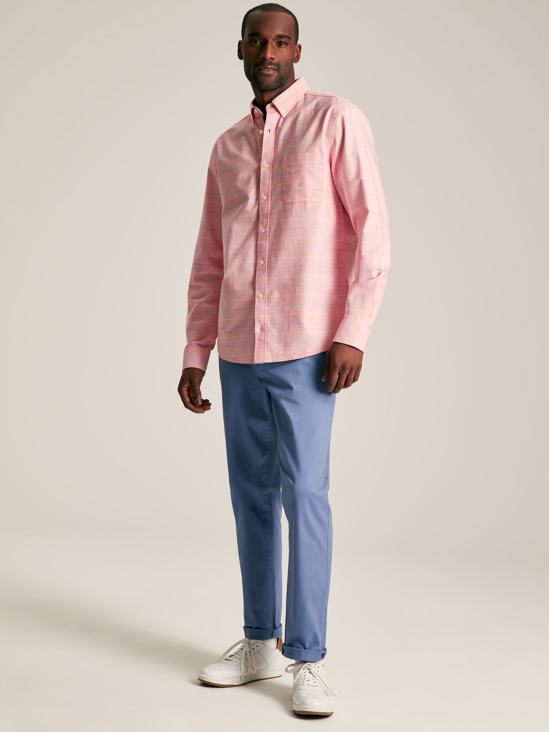Welford Pink Cotton Check Shirt - Image 3 of 7