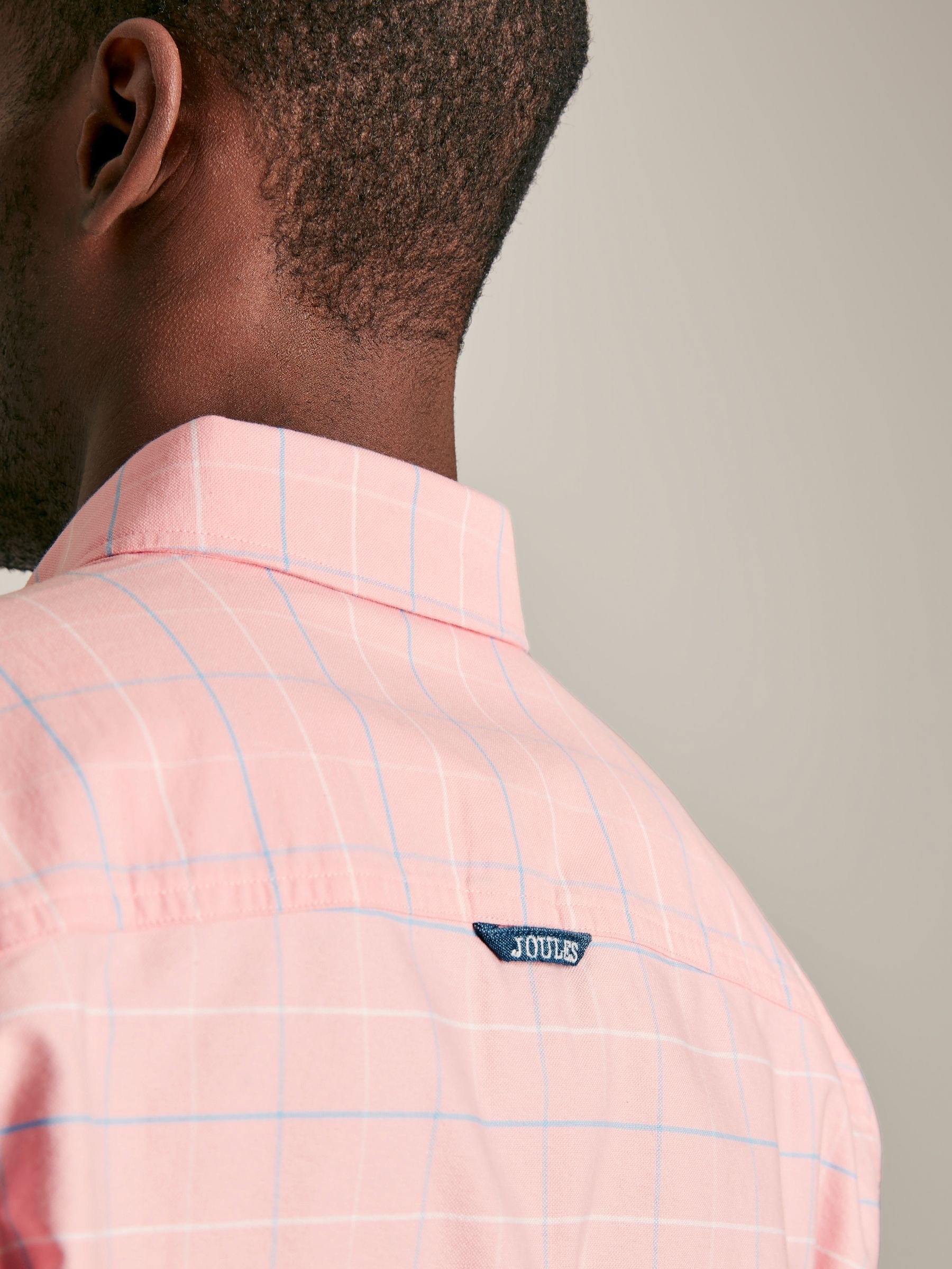 Welford Pink Cotton Check Shirt - Image 5 of 7