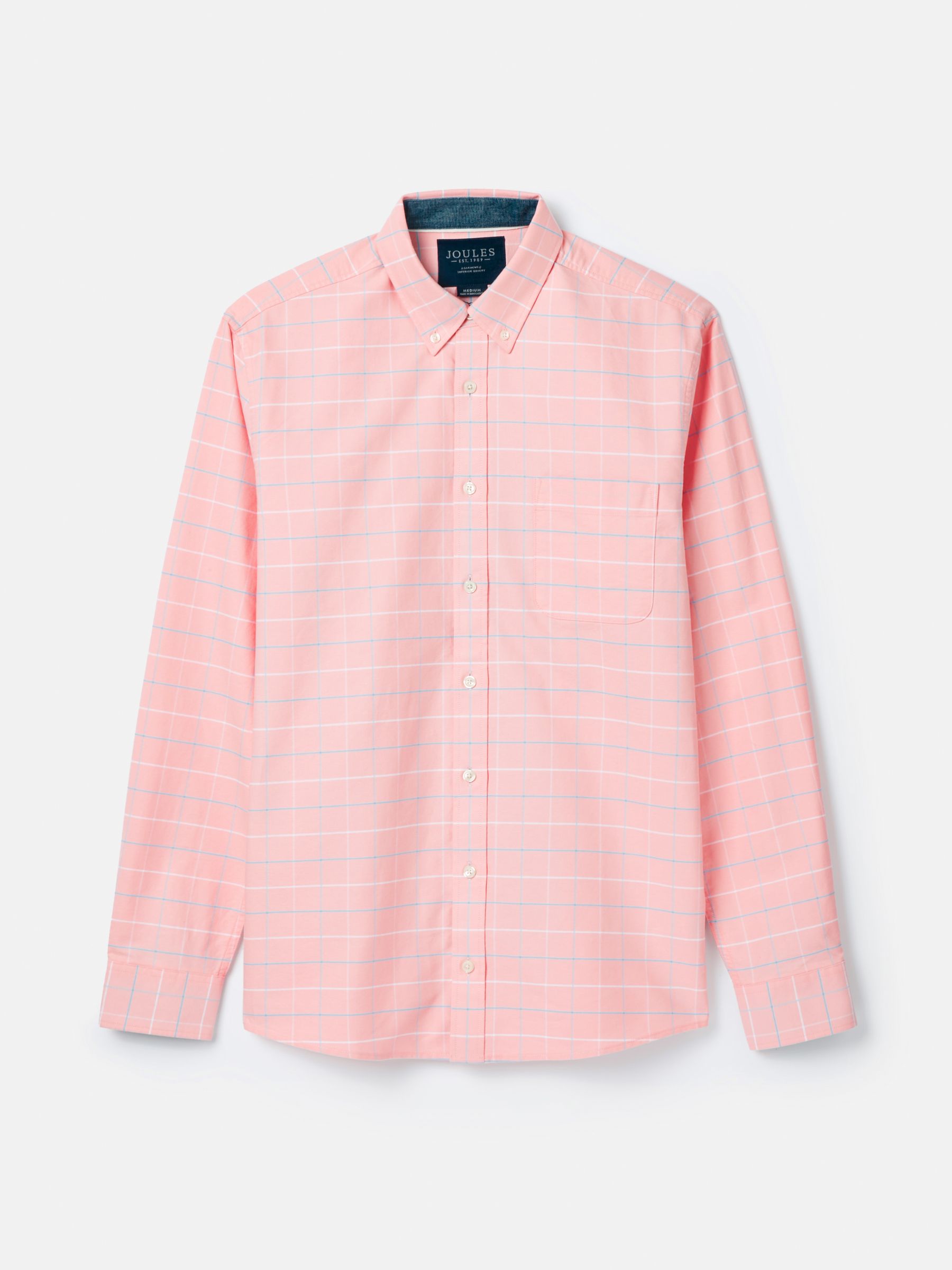 Welford Pink Cotton Check Shirt - Image 7 of 7