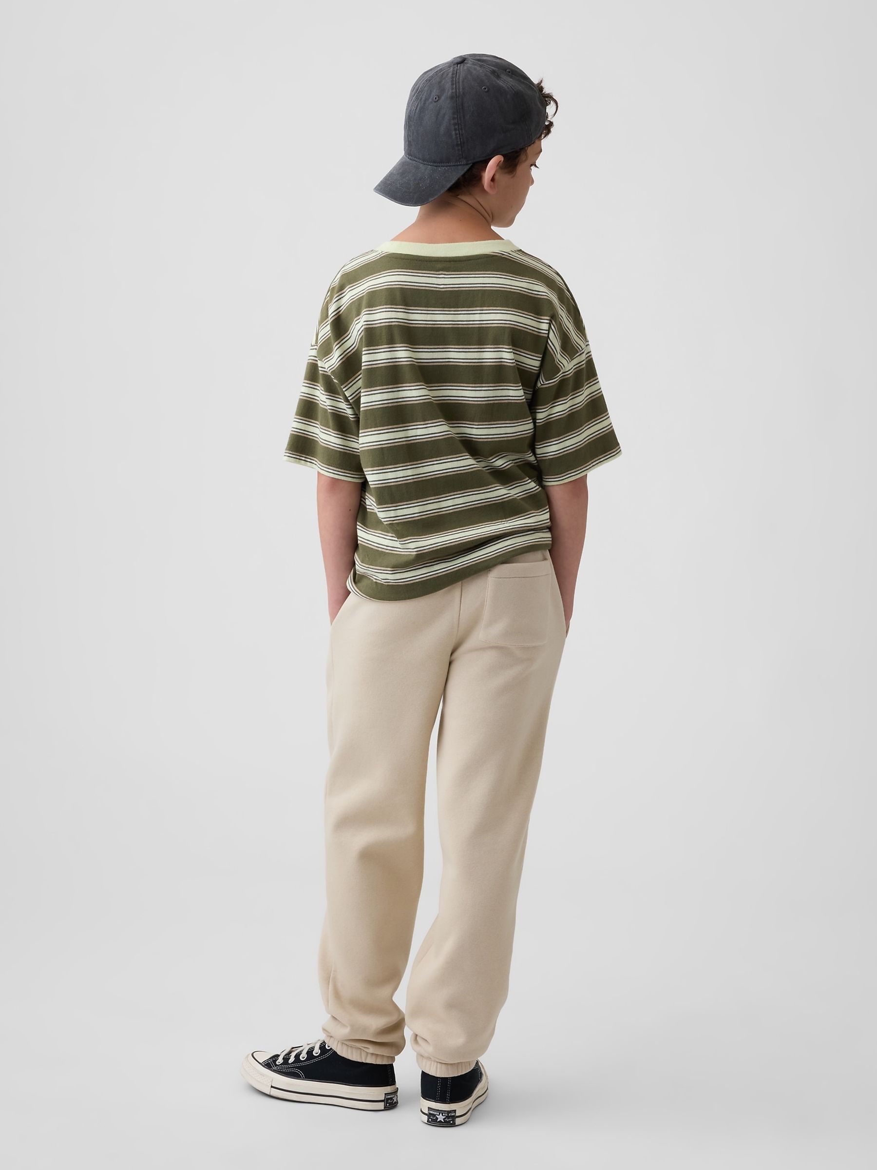 Cream Vintage Soft Relaxed Logo Joggers - Image 2 of 5 Cream Vintage Soft Relaxed Logo Joggers - Image 2 of 5