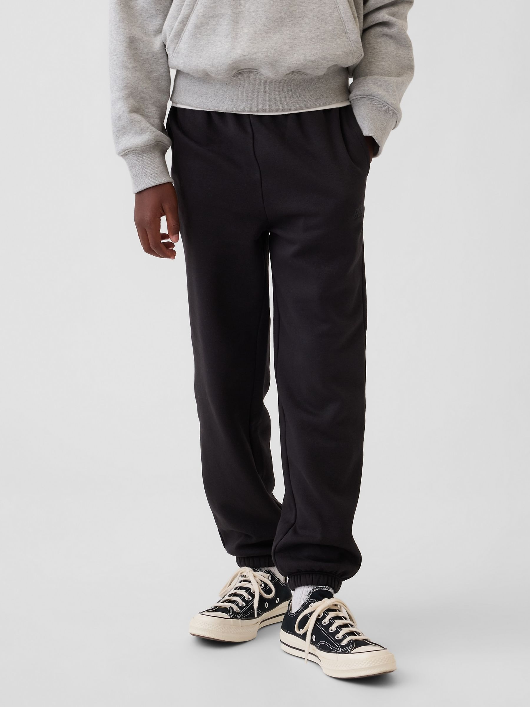 Black Vintage Soft Relaxed Logo Joggers - Image 1 of 4