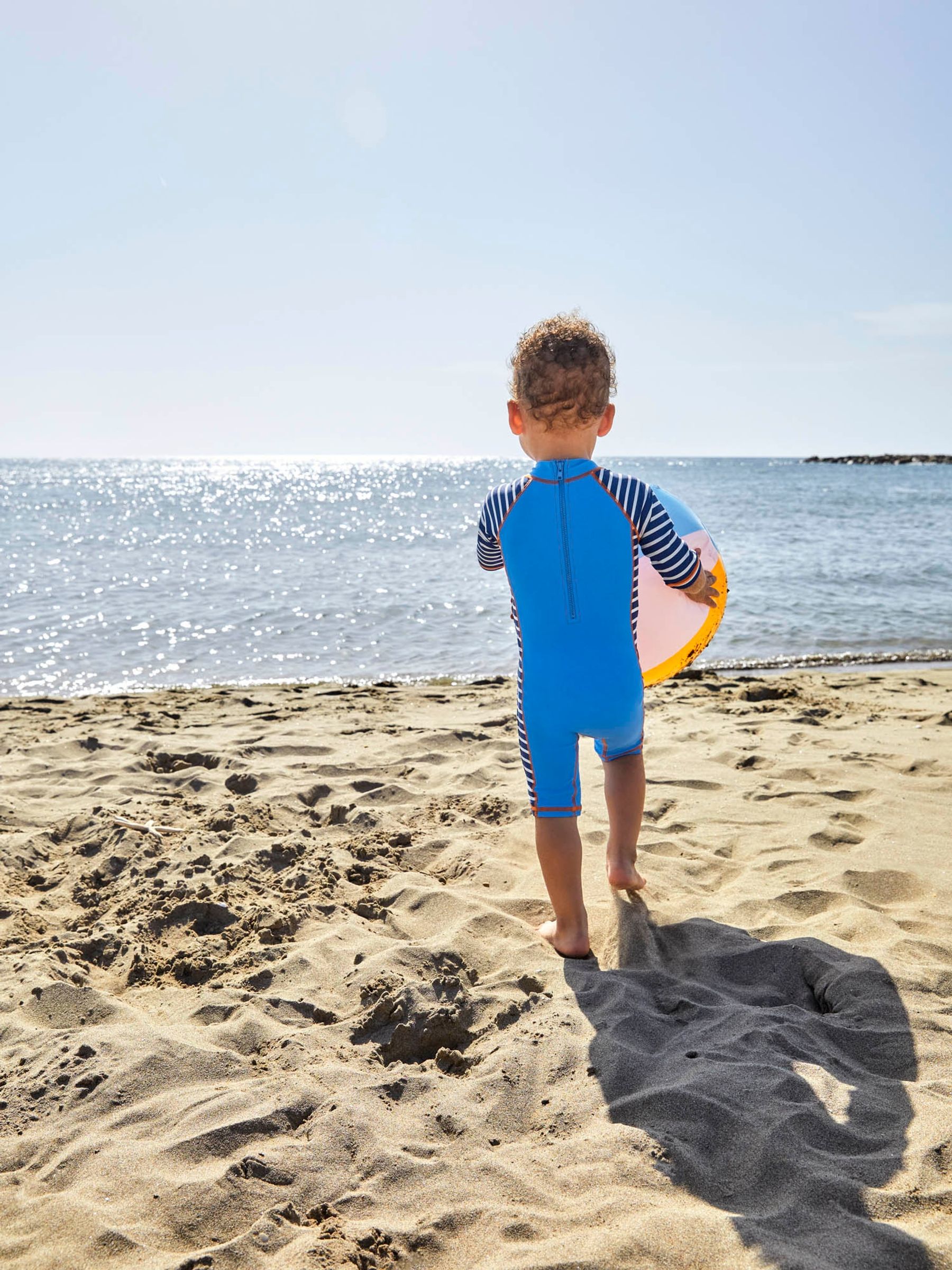 Blue Stripe UPF 50 1-Piece Sun Protection Suit - Image 2 of 5