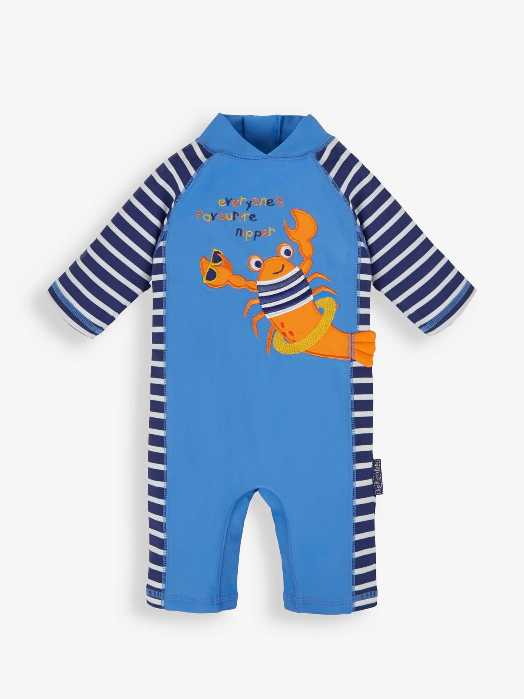 Blue Stripe UPF 50 1-Piece Sun Protection Suit - Image 3 of 5