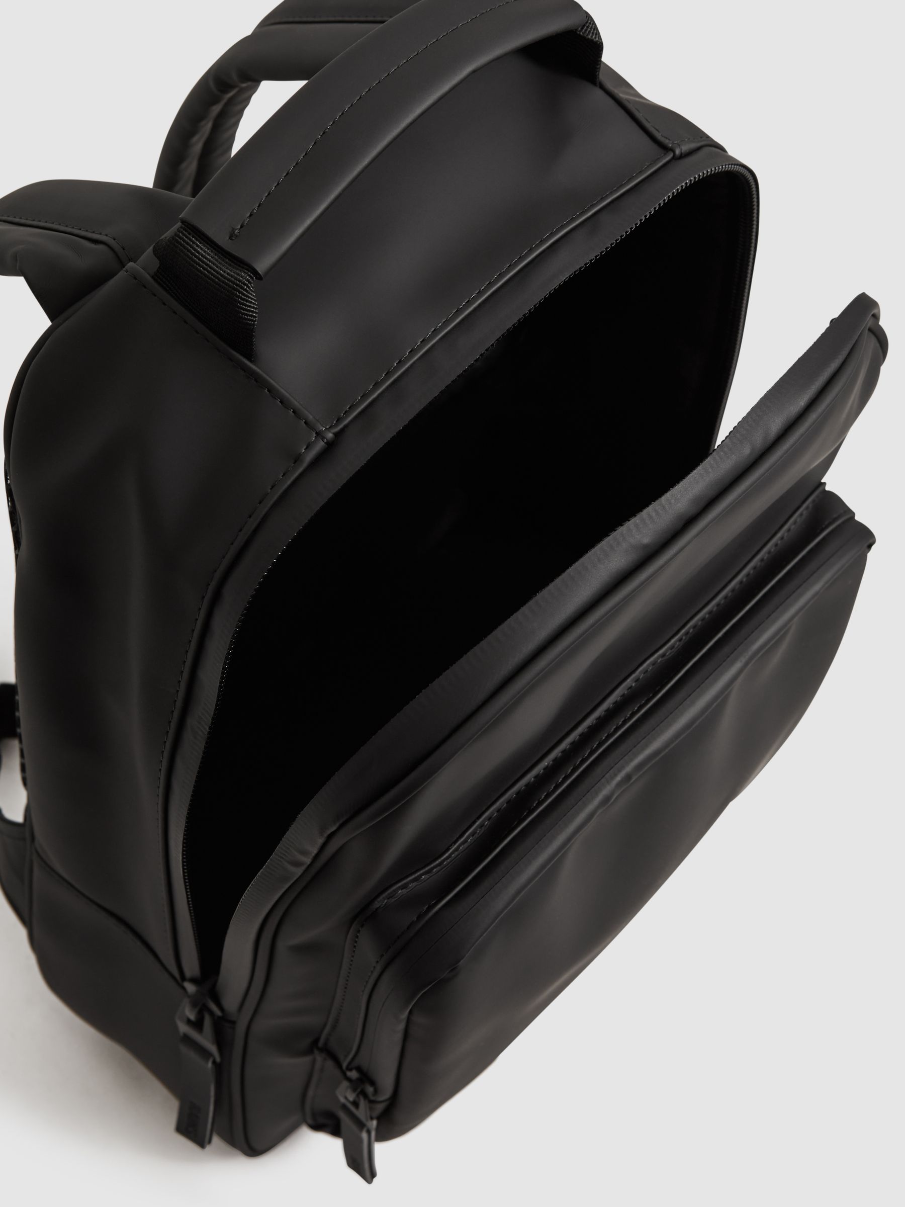 Rains Backpack in Black - Image 3 of 5