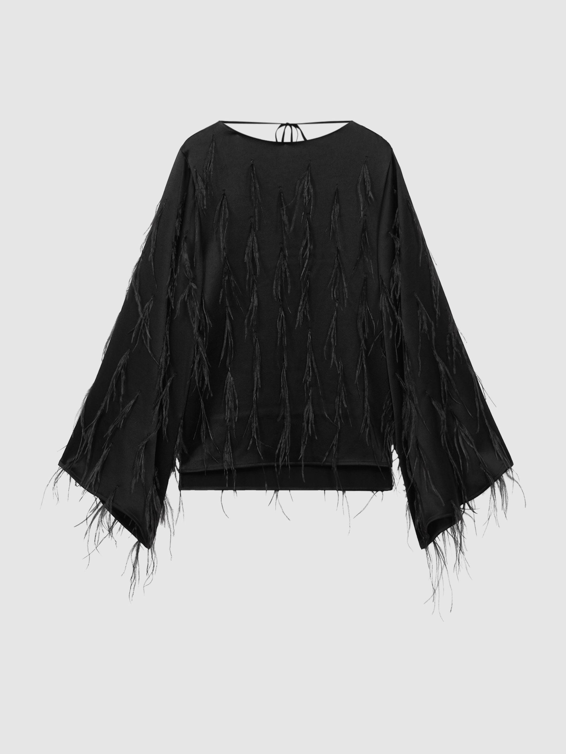 Feather Top in Black - Image 3 of 7