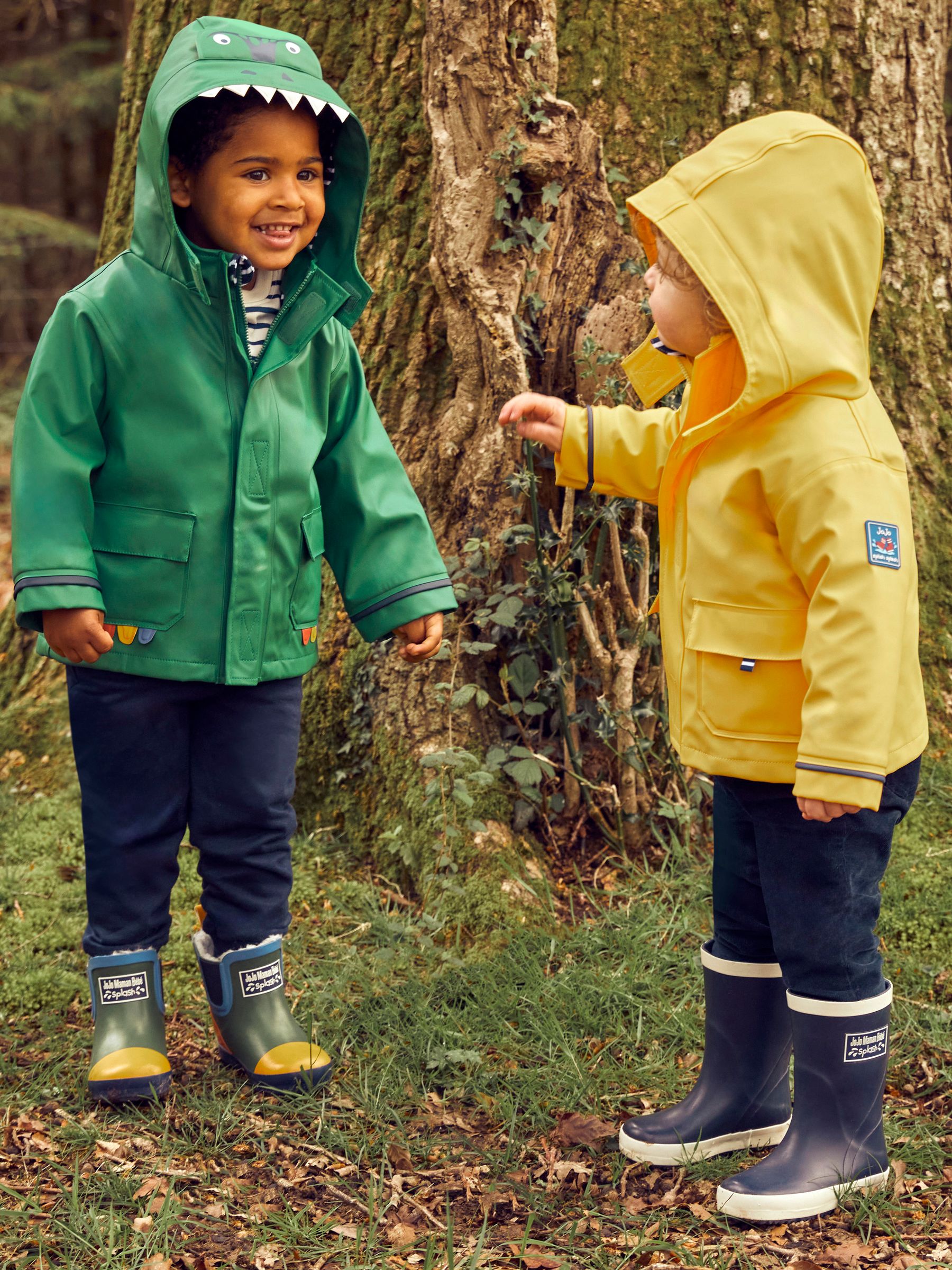 Khaki Green Cosy Lined Colour Block Wellies - Image 3 of 8