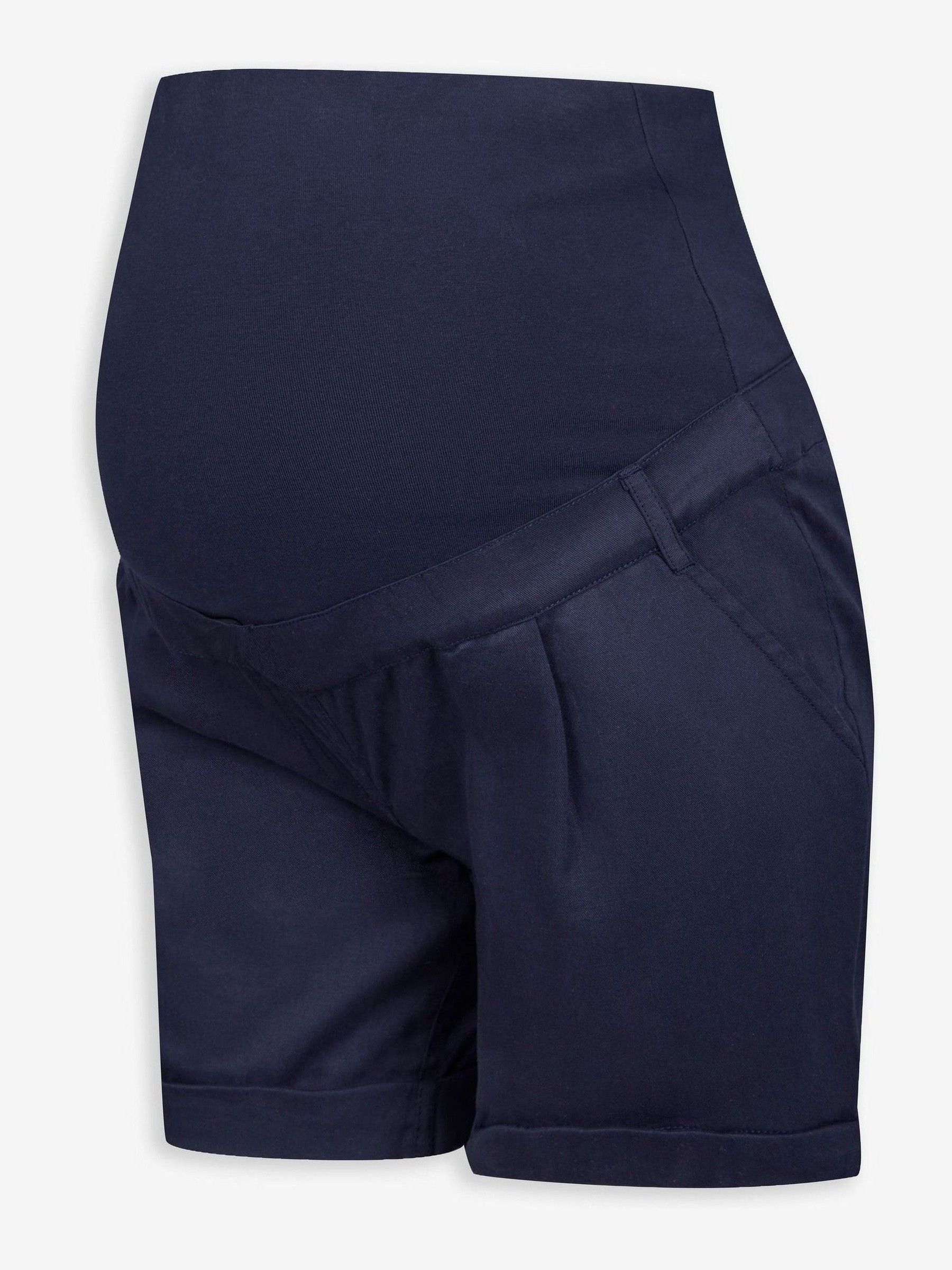 Navy Maternity Chino Shorts - Image 2 of 3