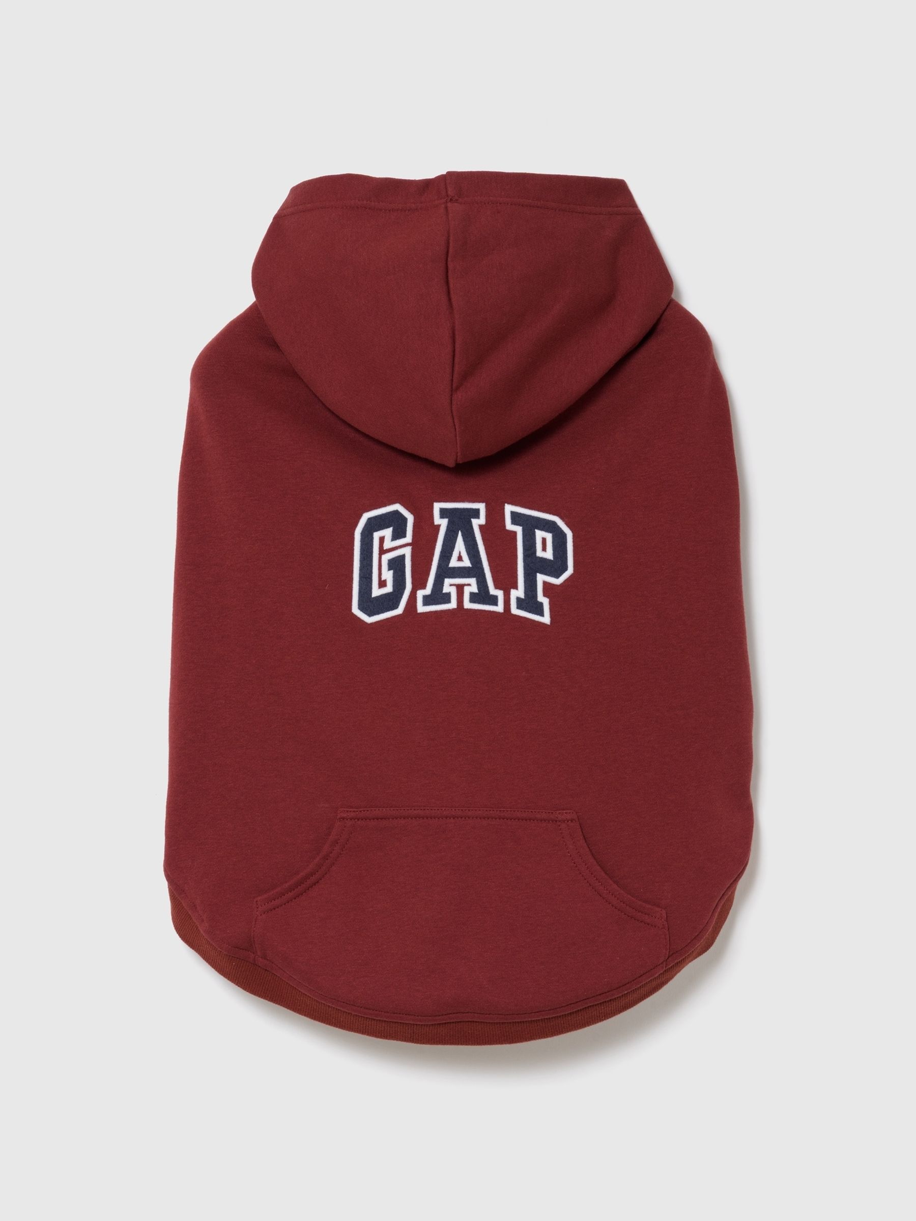 Burgundy Red Logo Pet Hoodie - Image 1 of 3 Burgundy Red Logo Pet Hoodie - Image 1 of 3