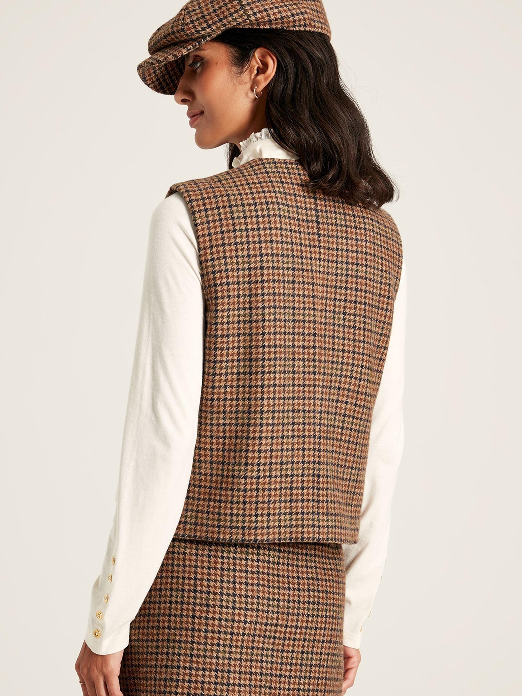 Elsworth Brown Tweed Gilet - Image 2 of 7