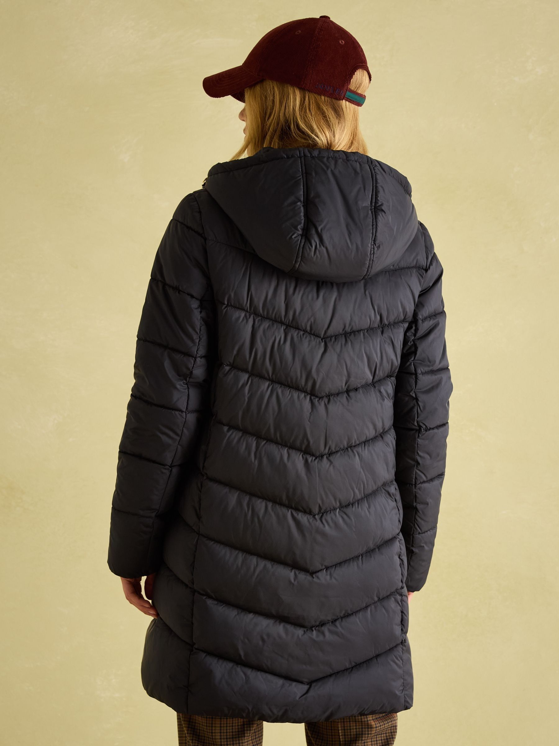 Moorsdale Black Mid Length Showerproof Padded Coat - Image 2 of 7